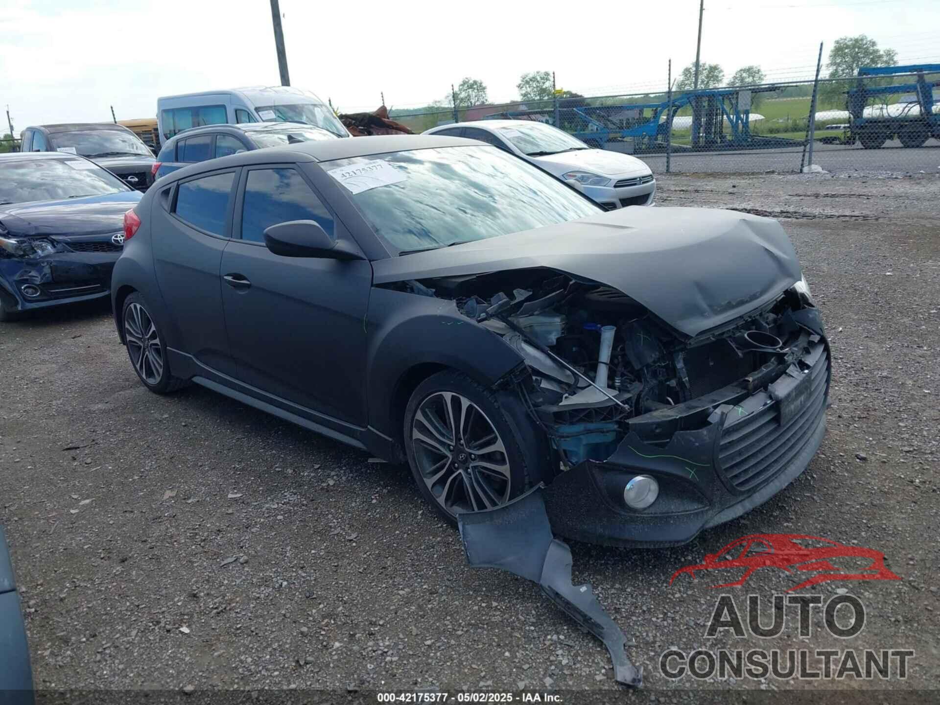 HYUNDAI VELOSTER 2016 - KMHTC6AE4GU264936
