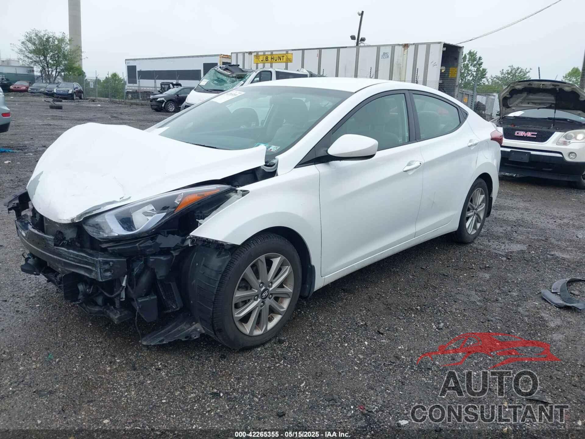 HYUNDAI ELANTRA 2016 - 5NPDH4AE2GH654376