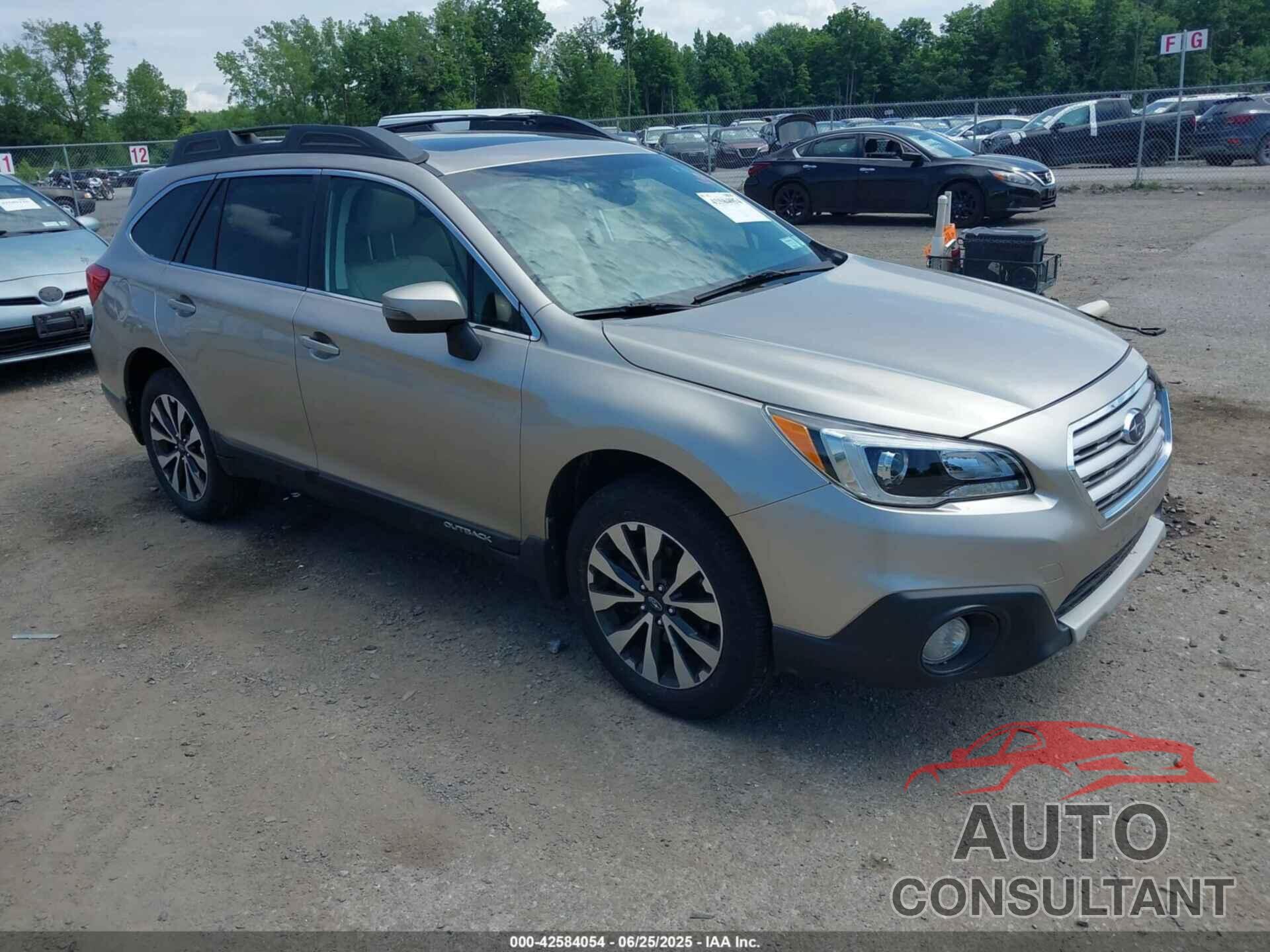 SUBARU OUTBACK 2015 - 4S4BSANC8F3235793
