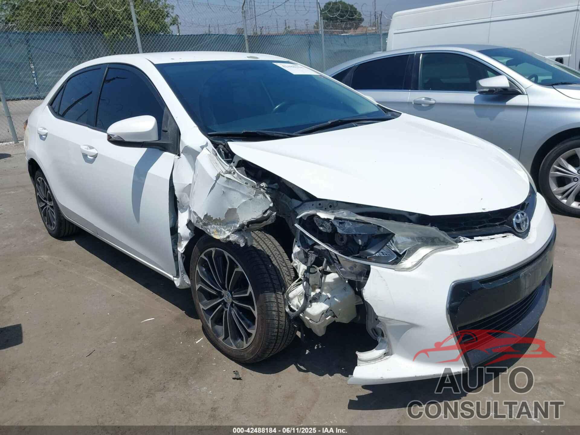 TOYOTA COROLLA 2016 - 5YFBURHE2GP467647