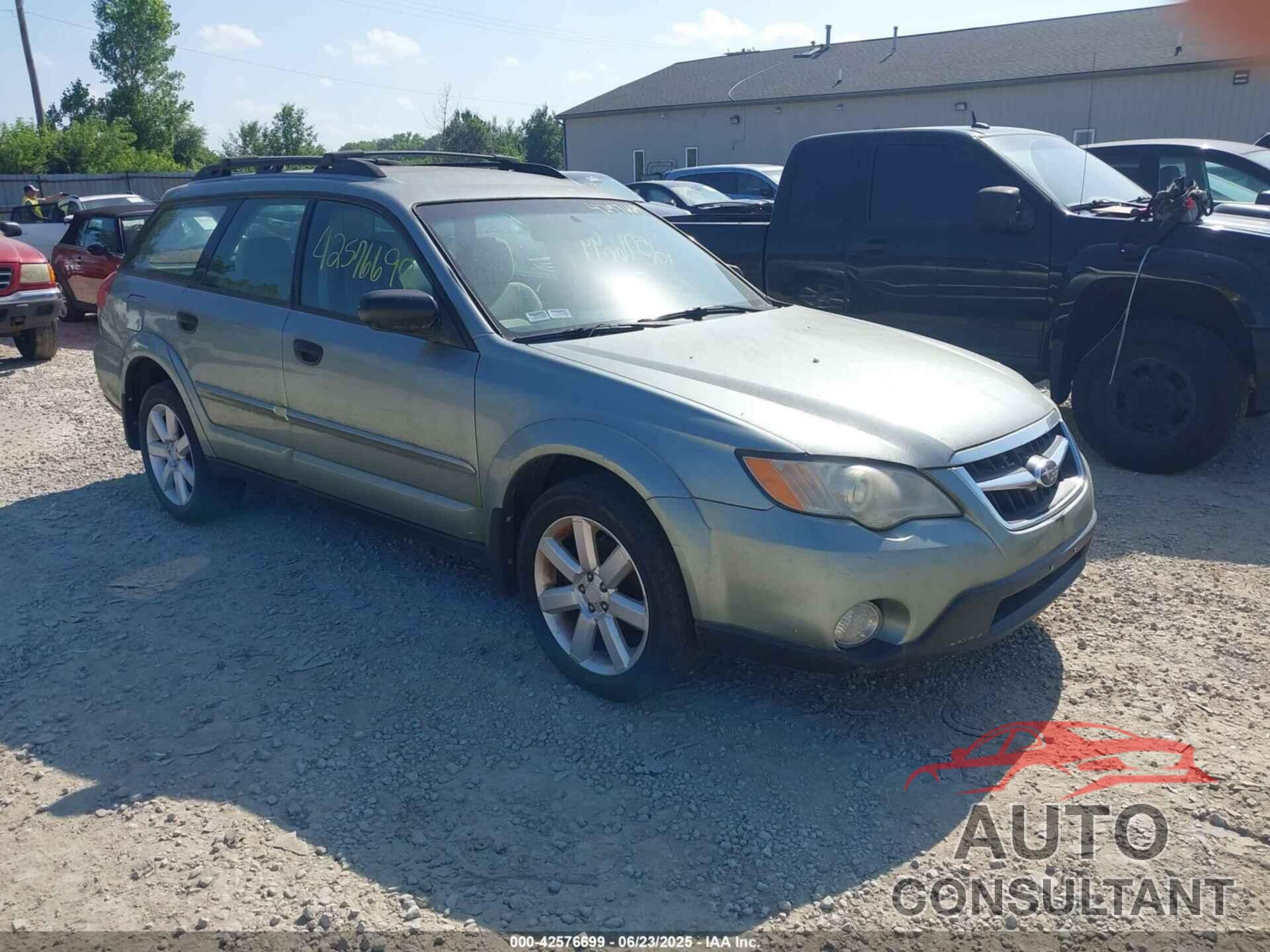 SUBARU OUTBACK 2009 - 4S4BP61C797336275