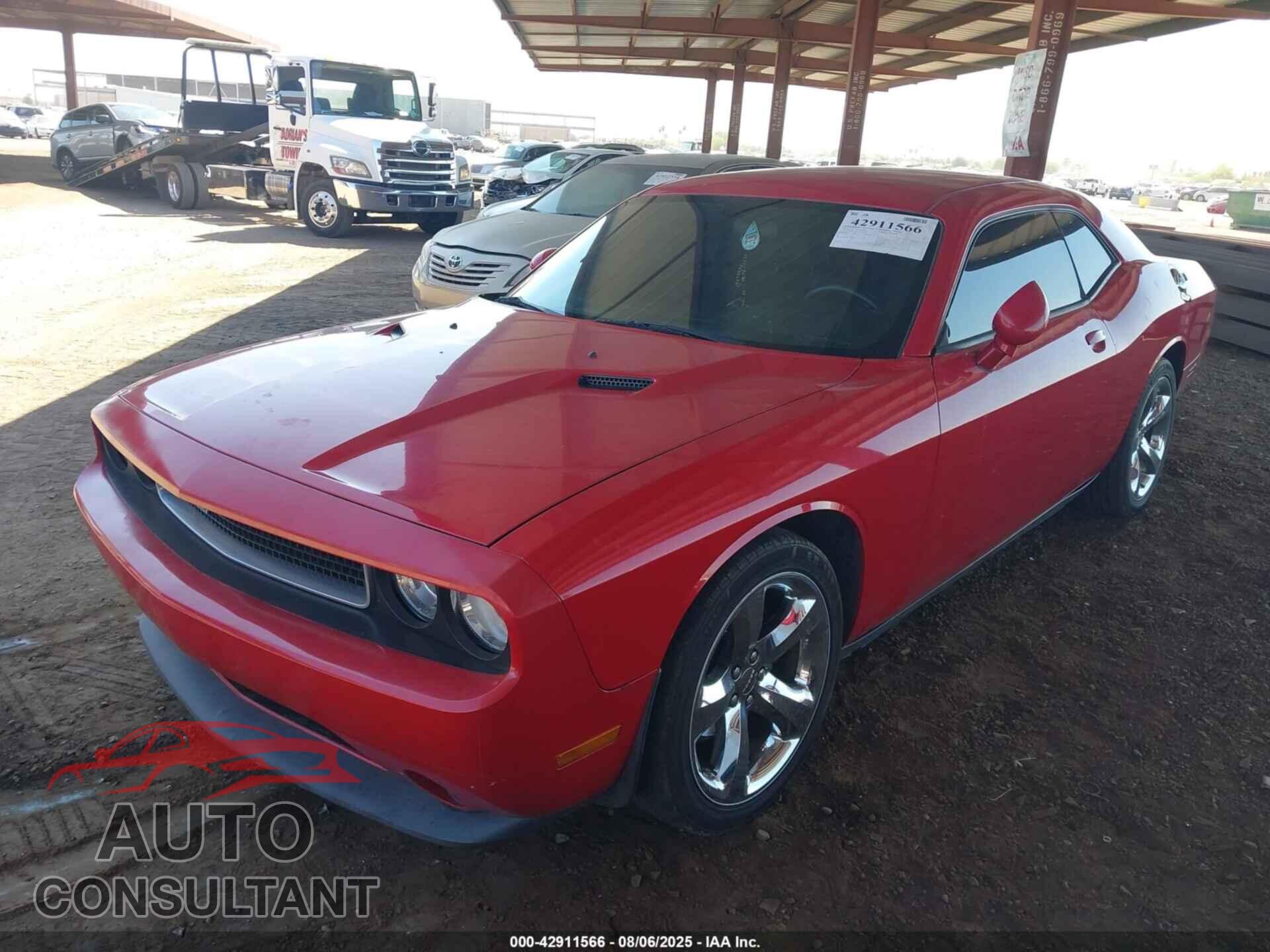 DODGE CHALLENGER 2012 - 2C3CDYAG2CH235712