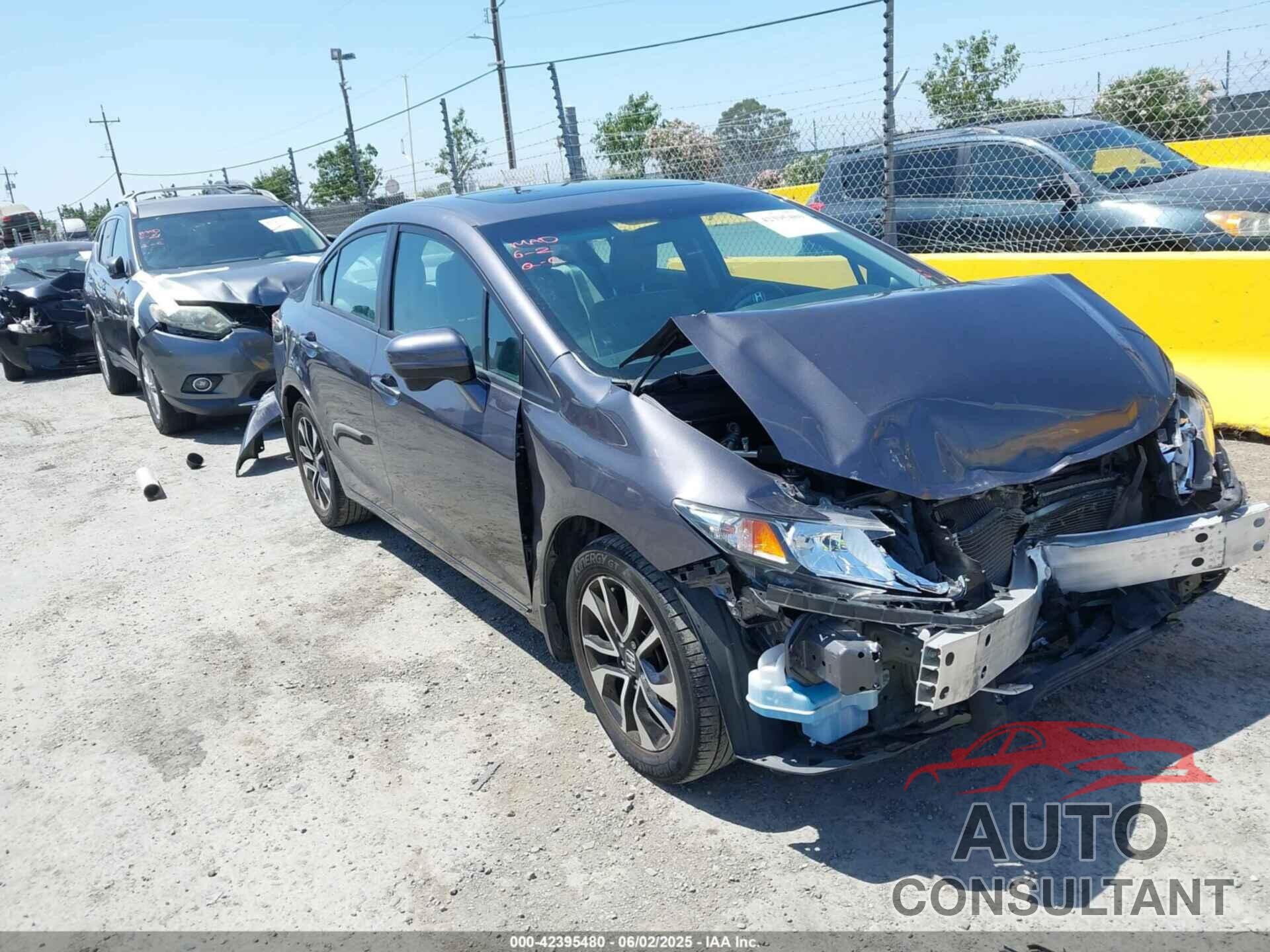 HONDA CIVIC 2014 - 19XFB2F87EE262349