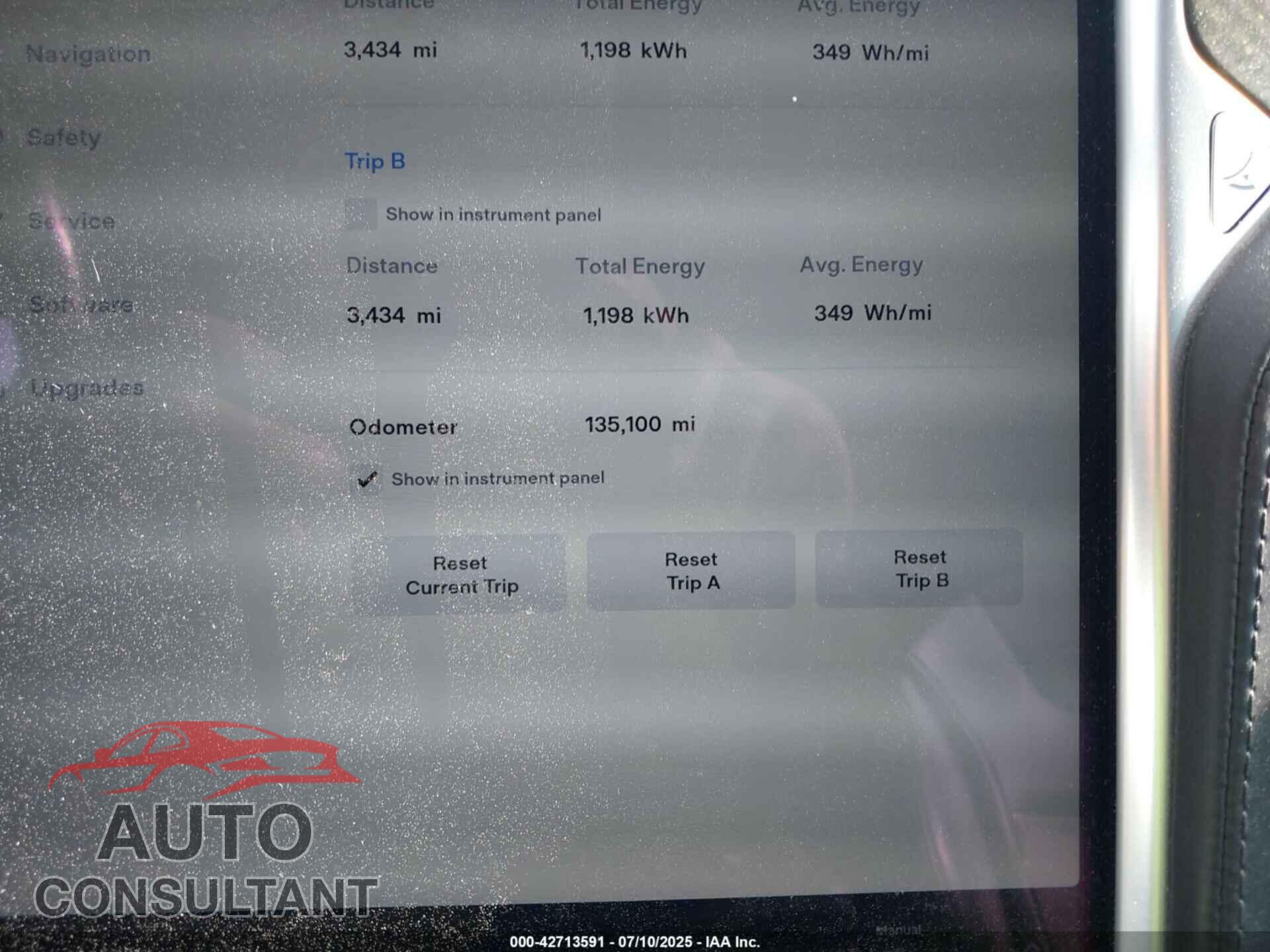 TESLA MODEL S 2015 - 5YJSA1E20FF110711