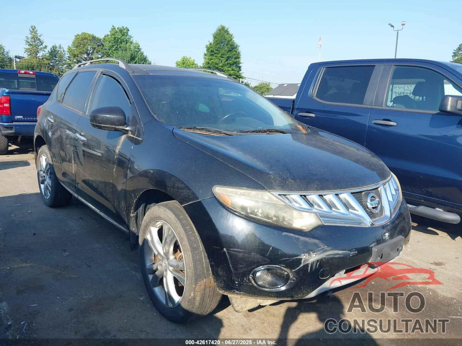 NISSAN MURANO 2009 - JN8AZ18W69W160035