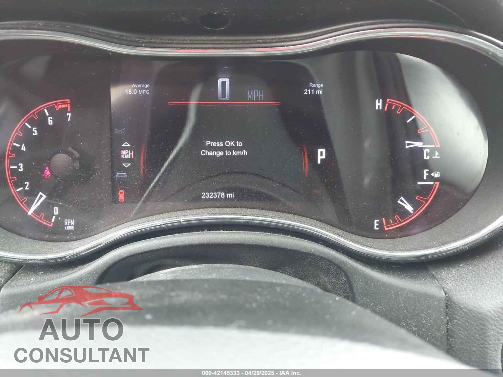 DODGE DURANGO 2014 - 1C4RDJDG3EC971489