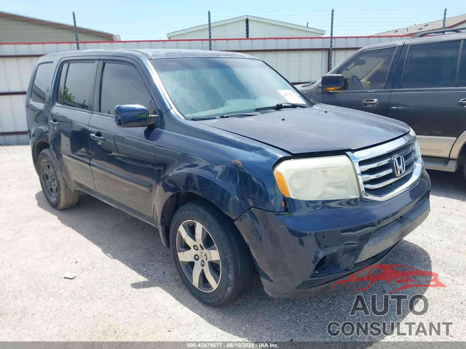 HONDA PILOT 2012 - 5FNYF3H57CB039810