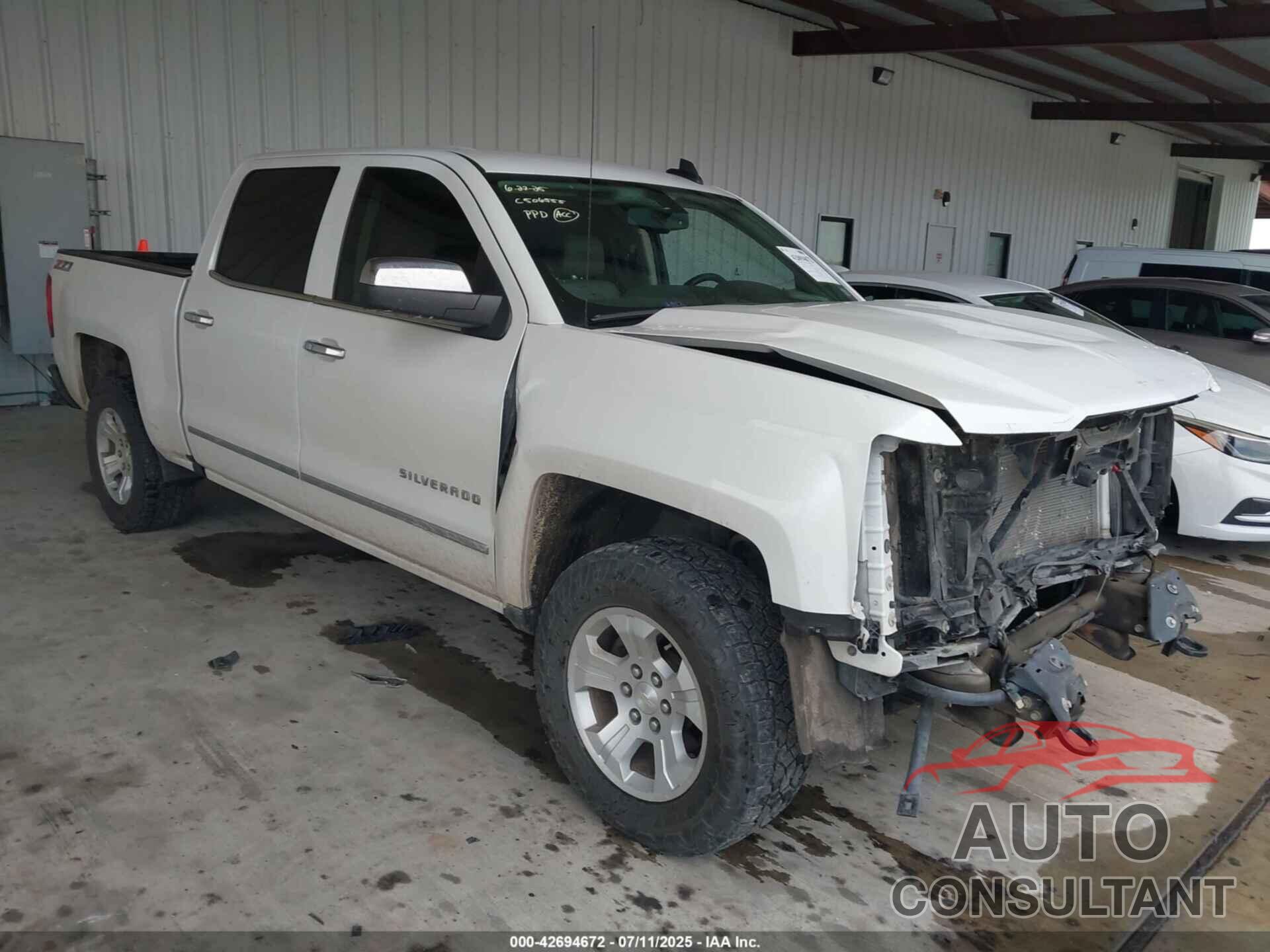CHEVROLET SILVERADO 1500 2017 - 3GCUKSEC2HG253242