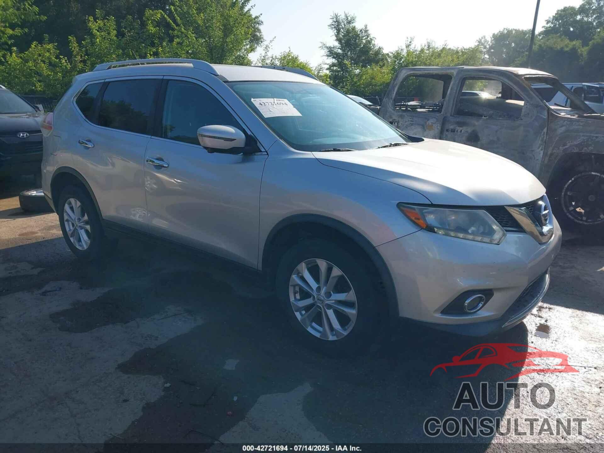 NISSAN ROGUE 2016 - KNMAT2MV3GP644347