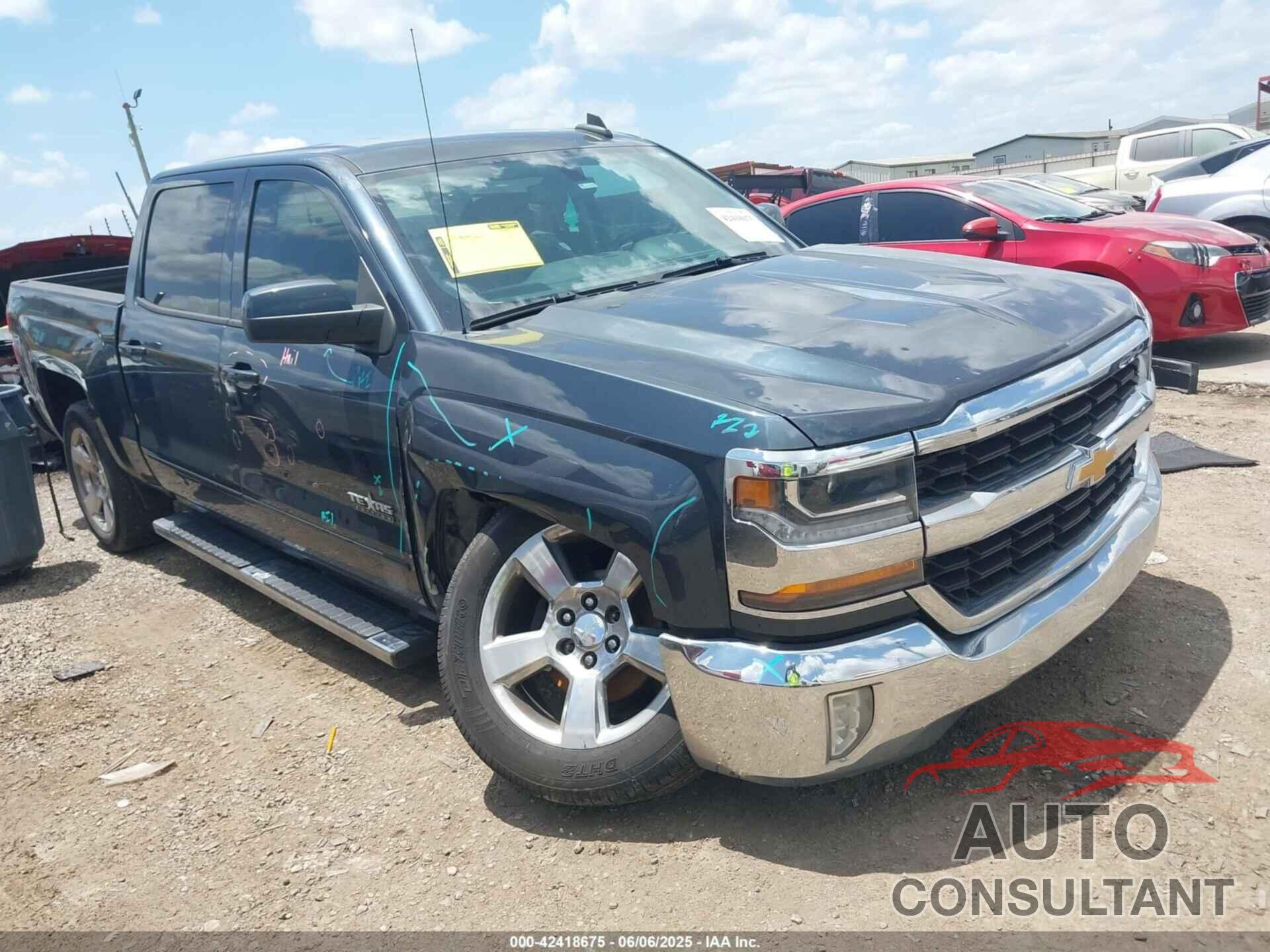 CHEVROLET SILVERADO 1500 2017 - 3GCPCREC4HG386782