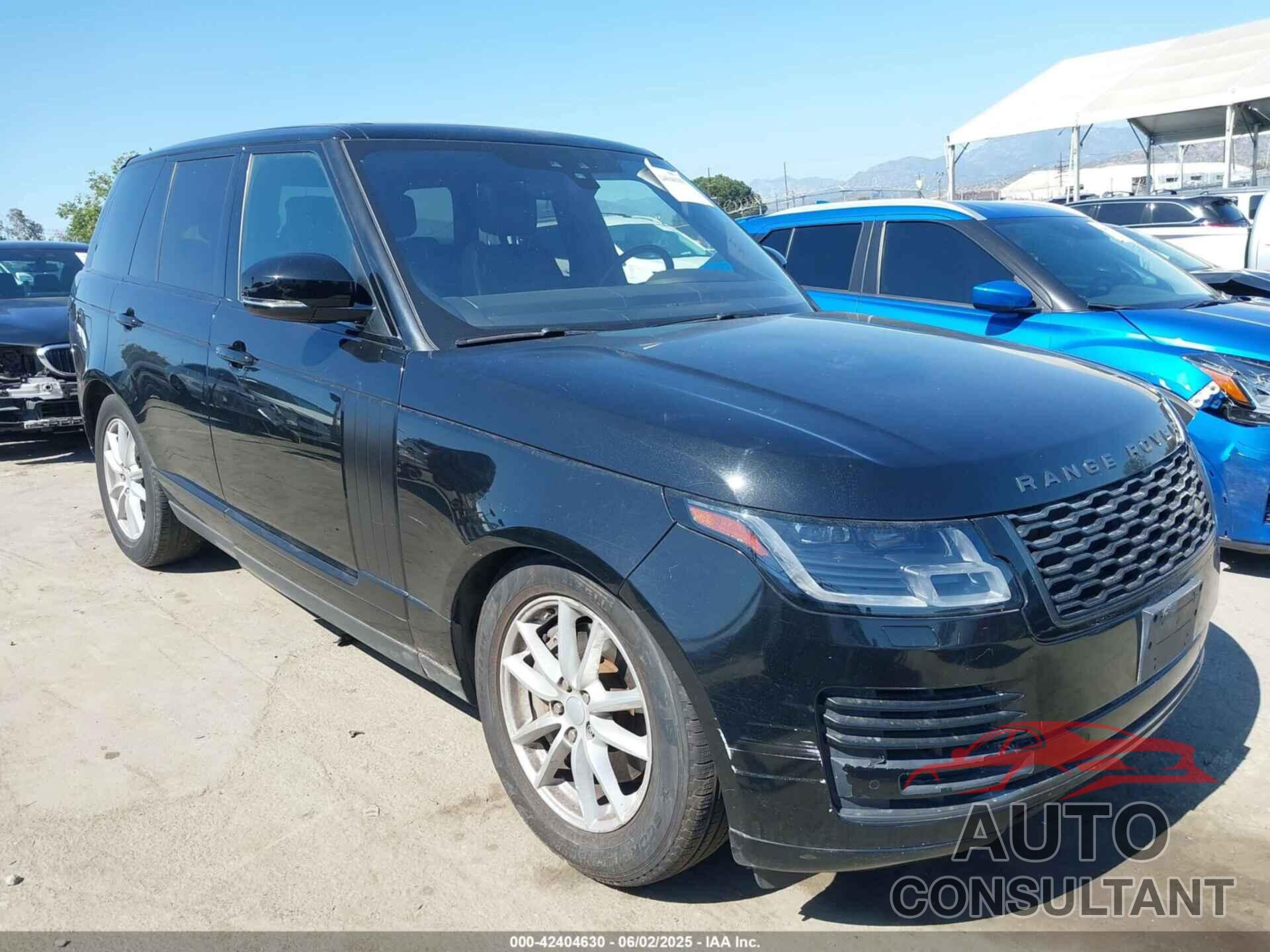 LAND ROVER RANGE ROVER 2019 - SALGR2RV2KA530281
