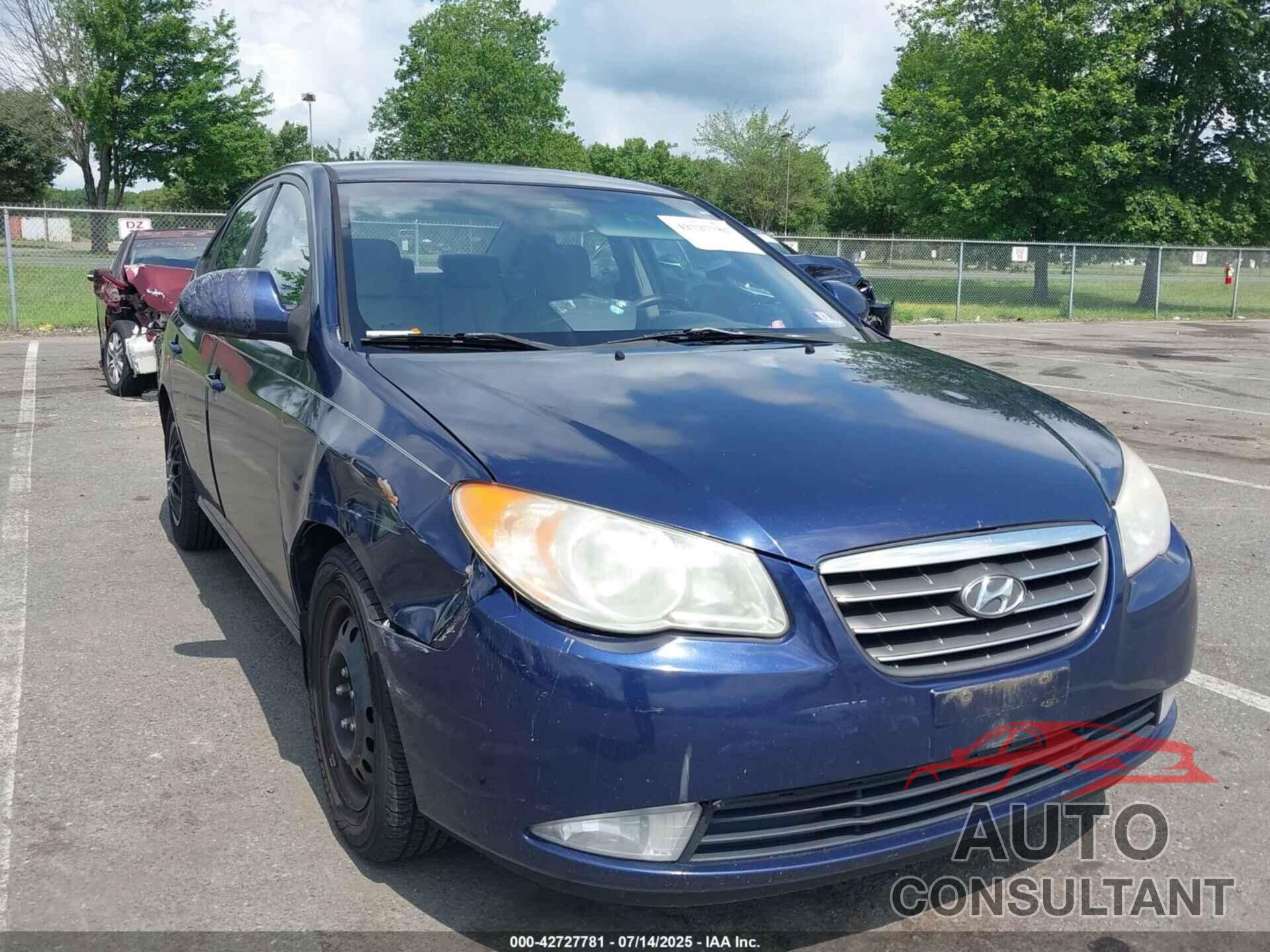 HYUNDAI ELANTRA 2009 - KMHDU46D39U754521