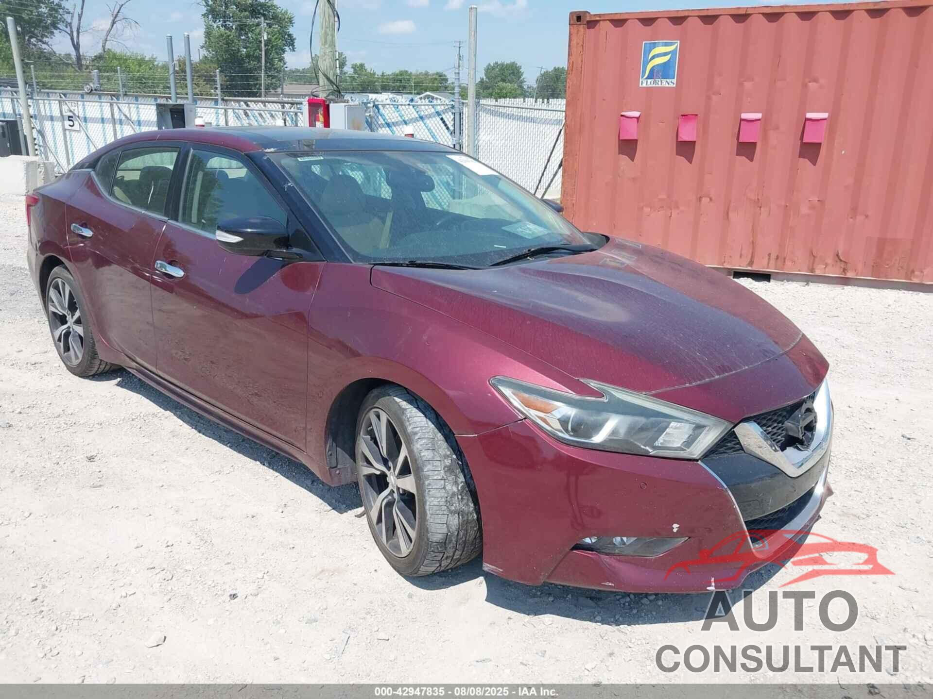 NISSAN MAXIMA 2016 - 1N4AA6AP9GC419415