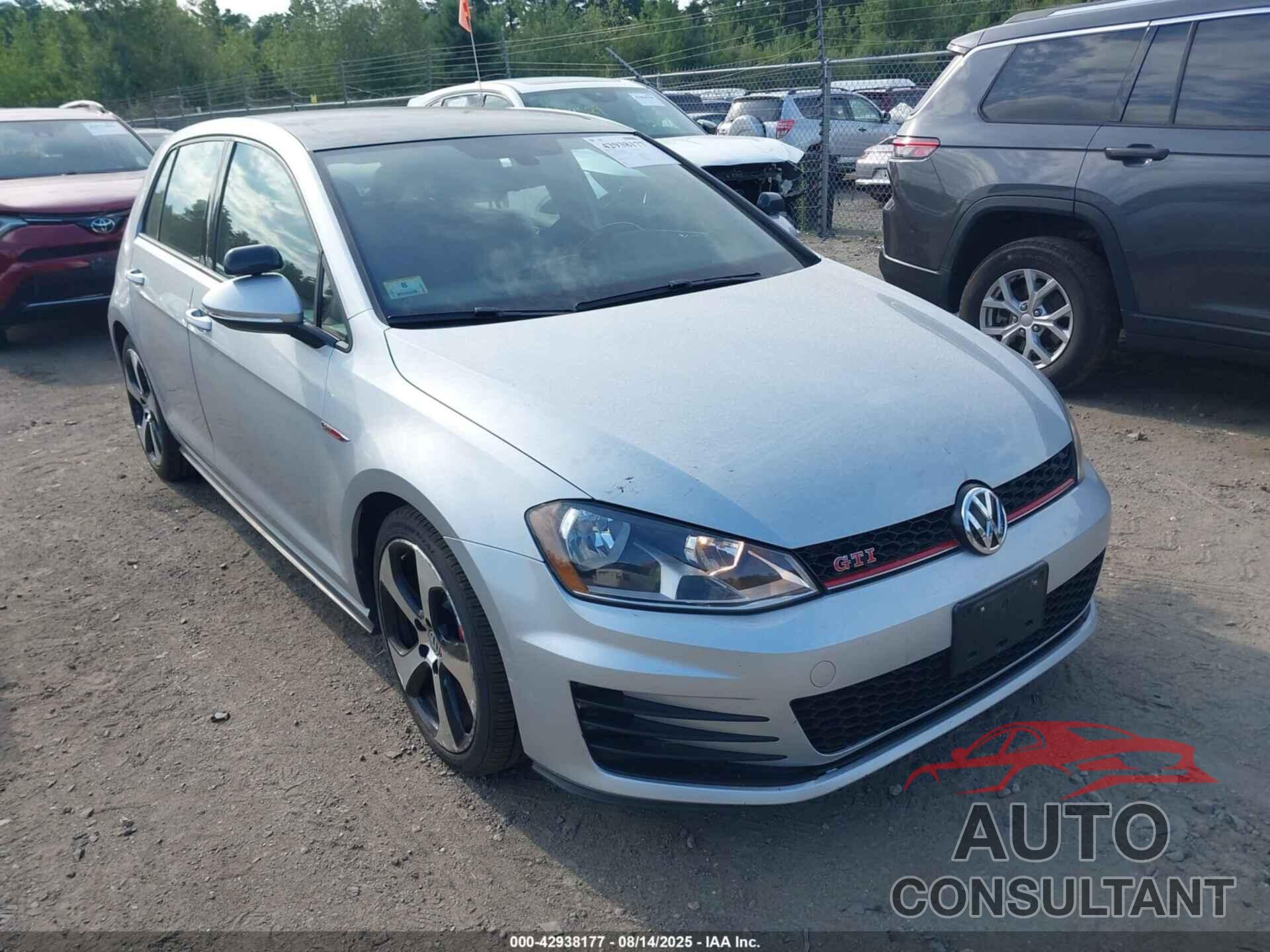 VOLKSWAGEN GOLF GTI 2017 - 3VW447AU3HM009958