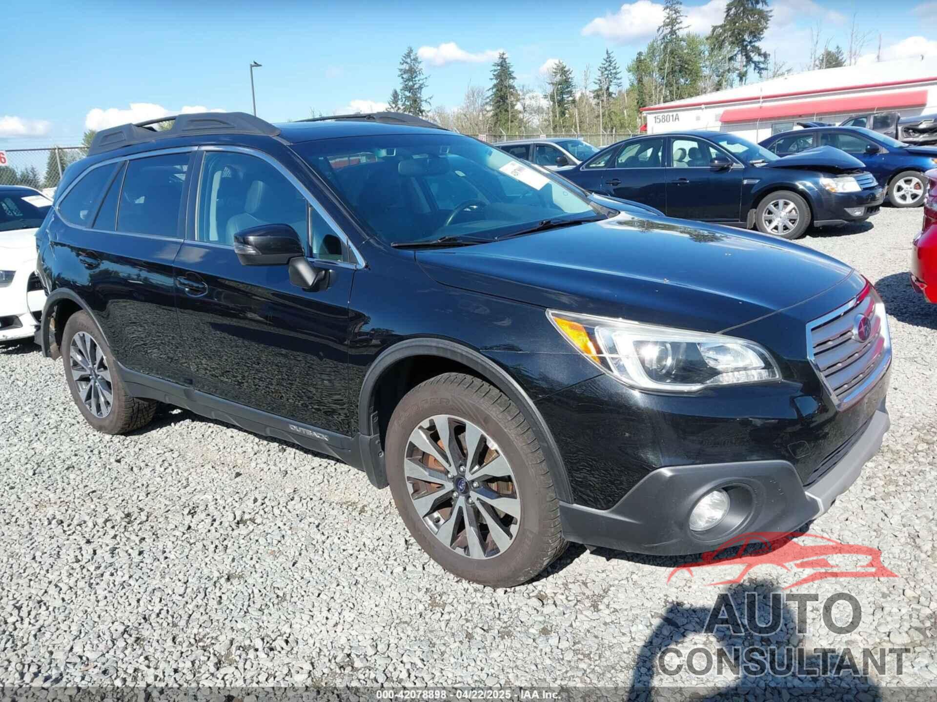 SUBARU OUTBACK 2016 - 4S4BSANC1G3289194