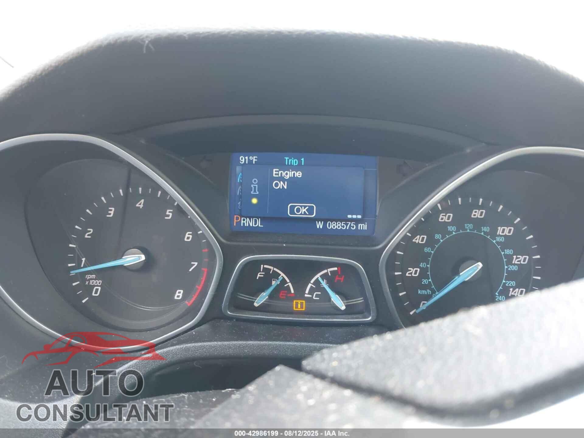 FORD FOCUS 2014 - 1FADP3F2XEL411103