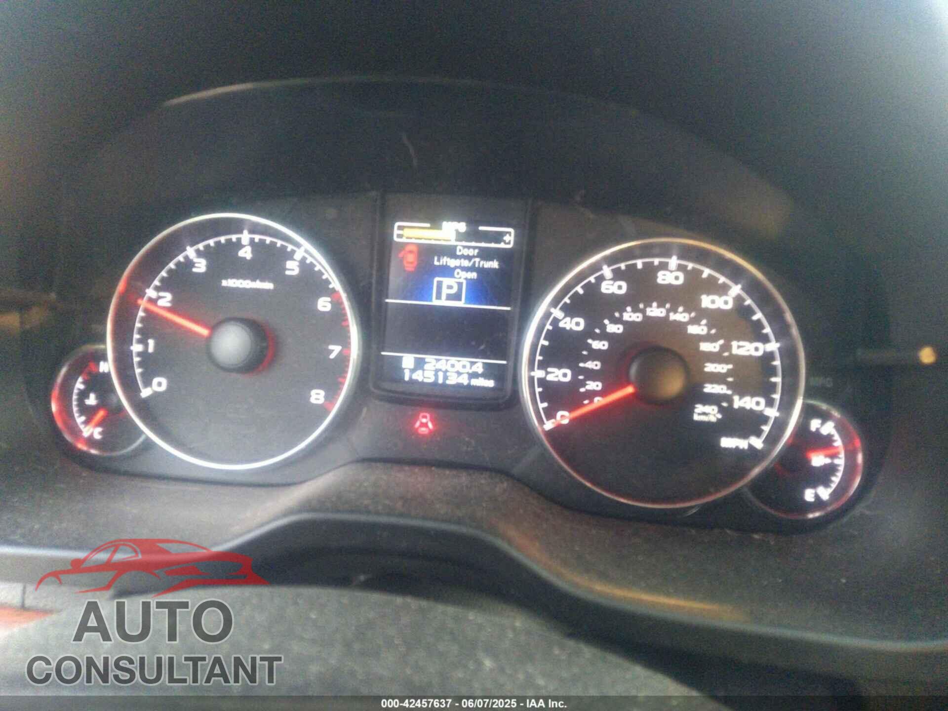 SUBARU OUTBACK 2014 - 4S4BRBLC5E3316897