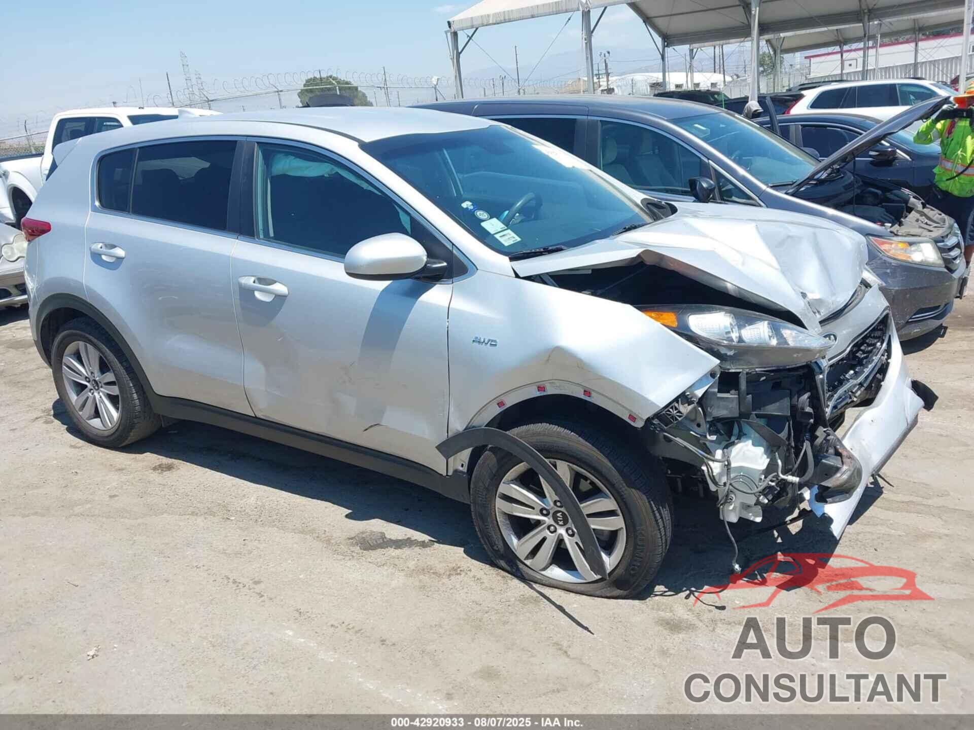 KIA SPORTAGE 2017 - KNDPMCAC9H7063873