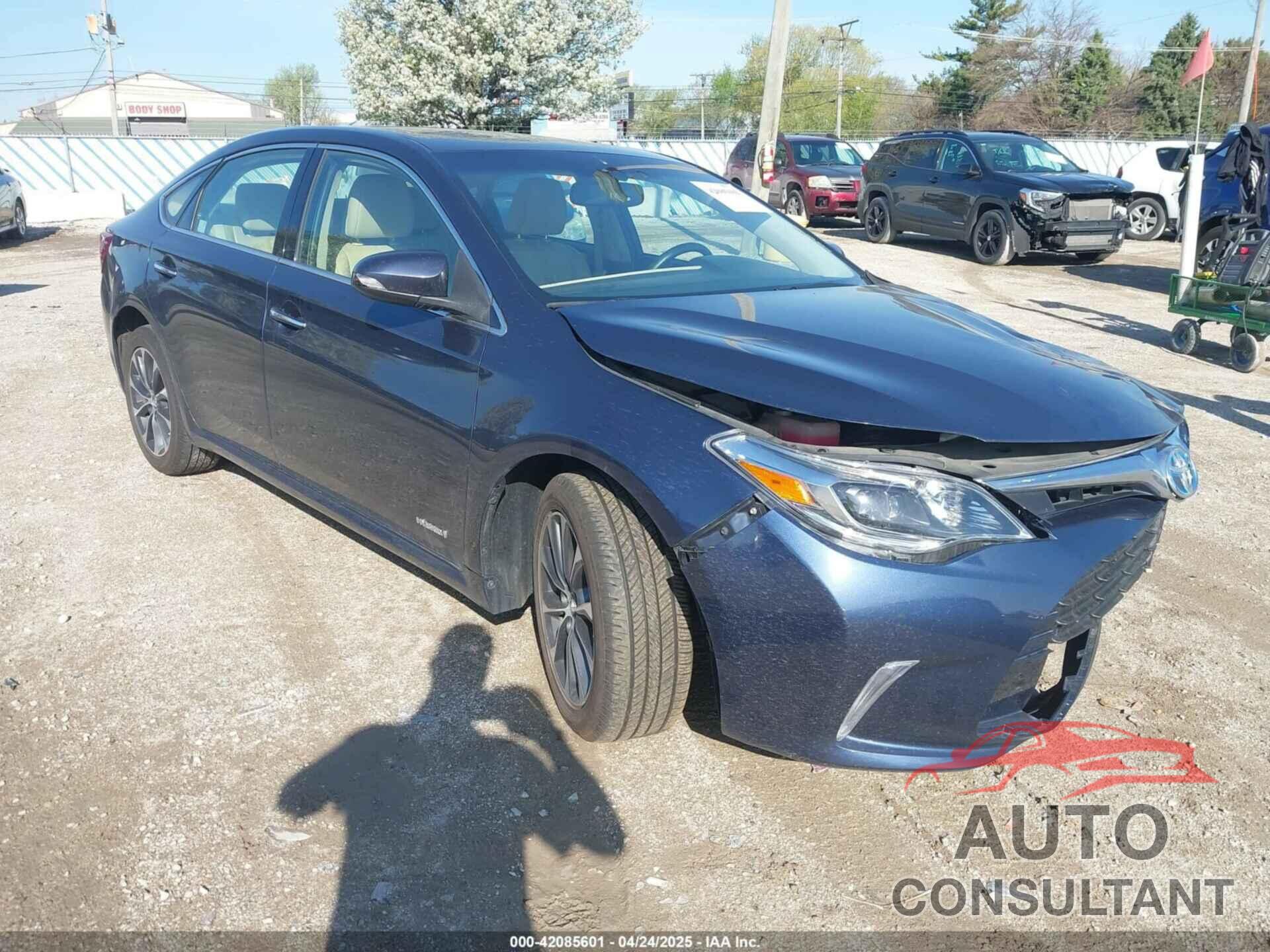 TOYOTA AVALON HYBRID 2016 - 4T1BD1EB6GU052888
