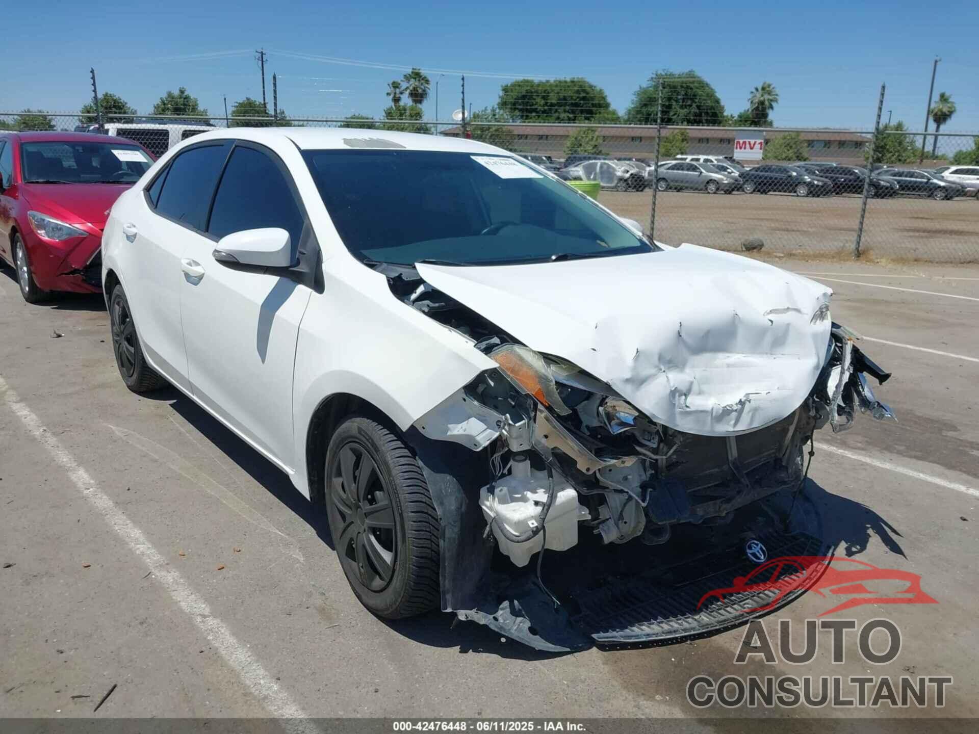 TOYOTA COROLLA 2014 - 5YFBURHE0EP115826