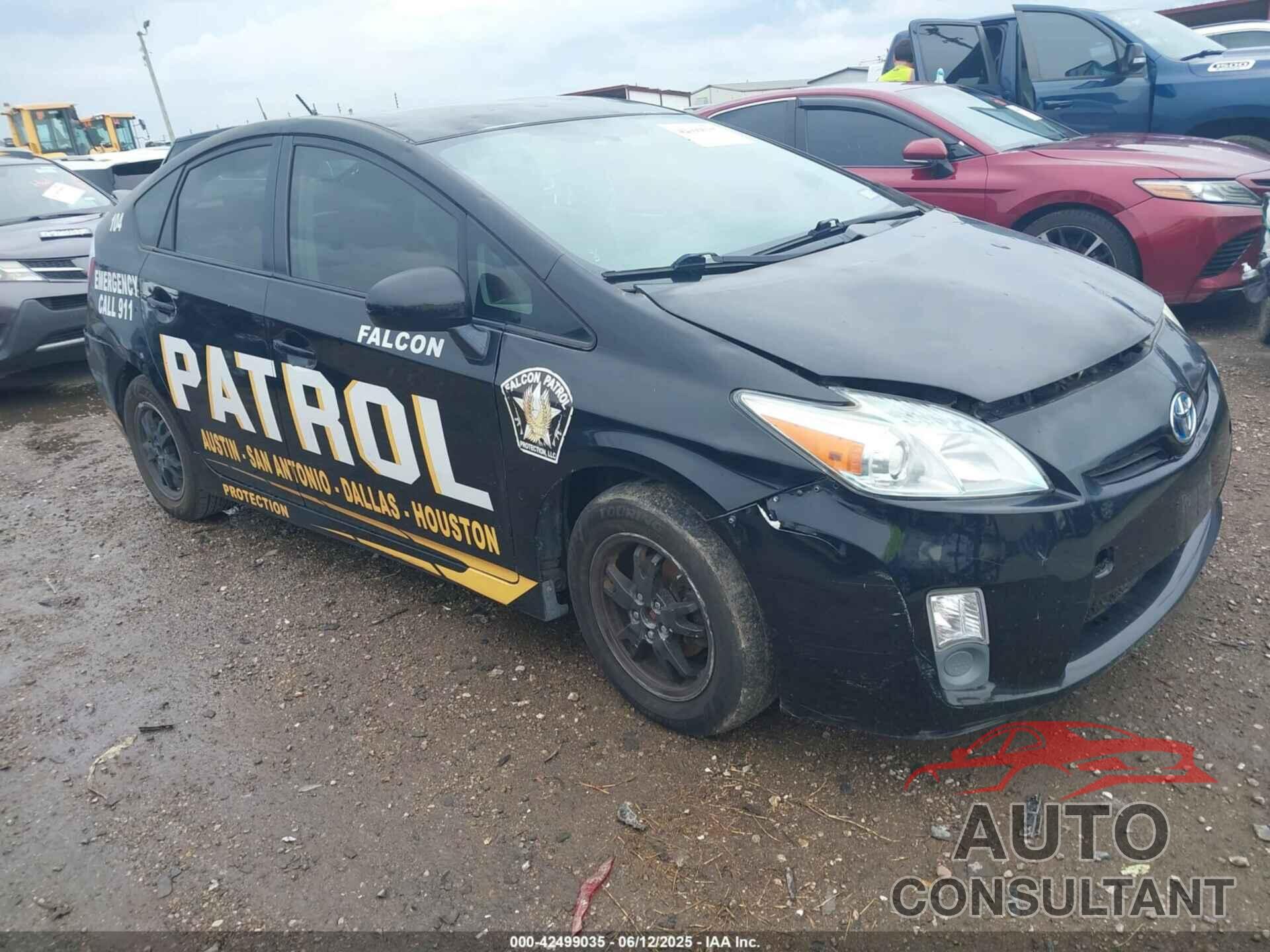 TOYOTA PRIUS 2011 - JTDKN3DU2B0313563