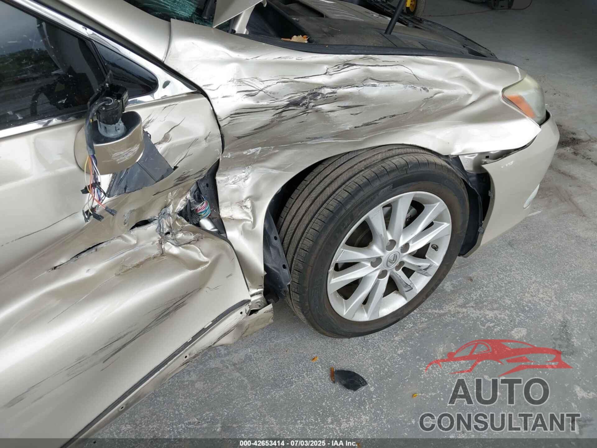 LEXUS ES 350 2011 - JTHBK1EG9B2457636