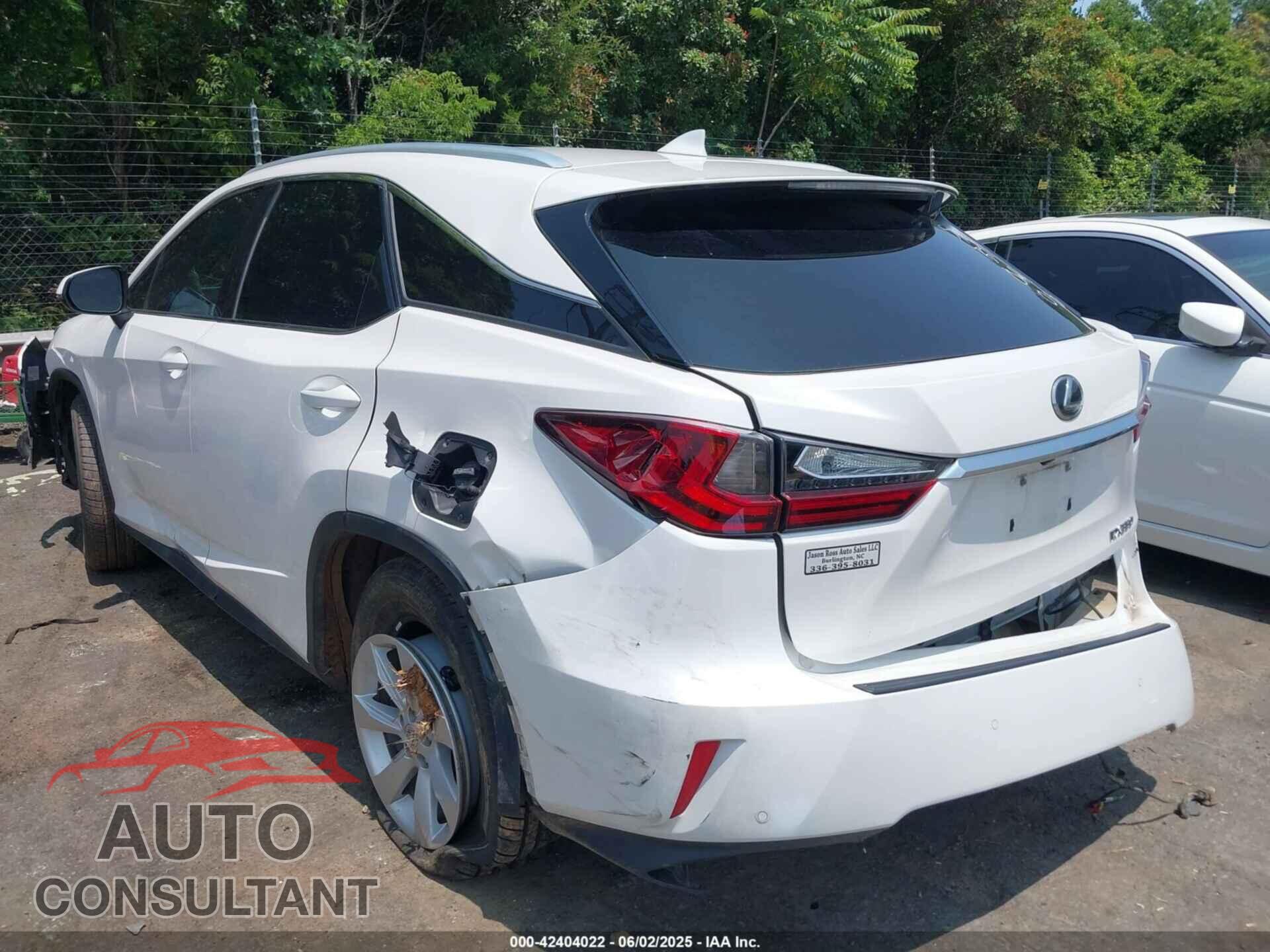 LEXUS RX 350 2017 - 2T2BZMCA5HC105074
