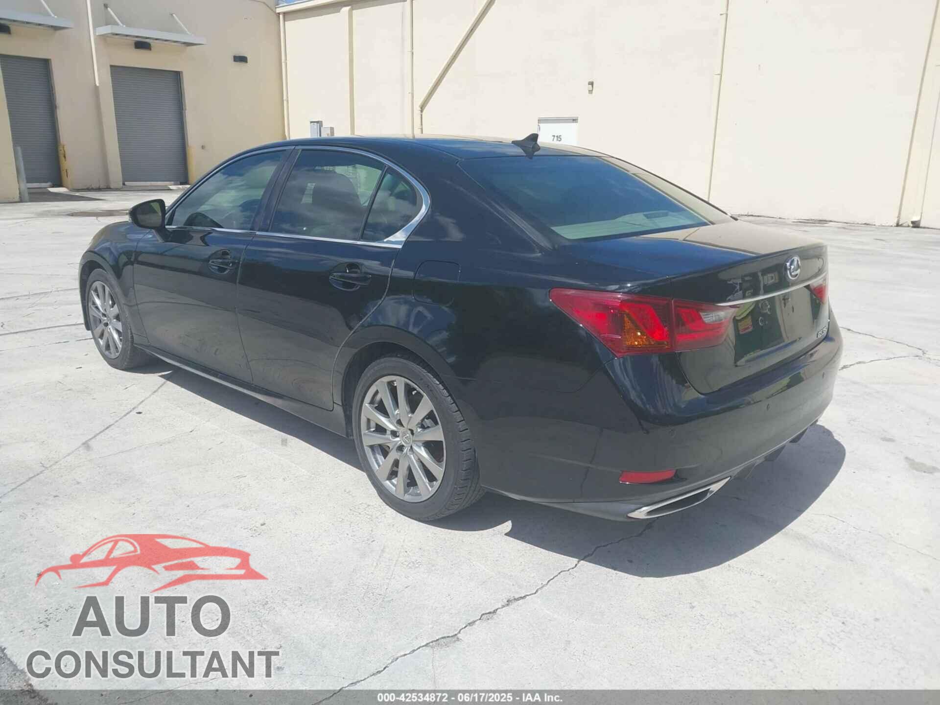 LEXUS GS 2013 - JTHBE1BL3D5008186