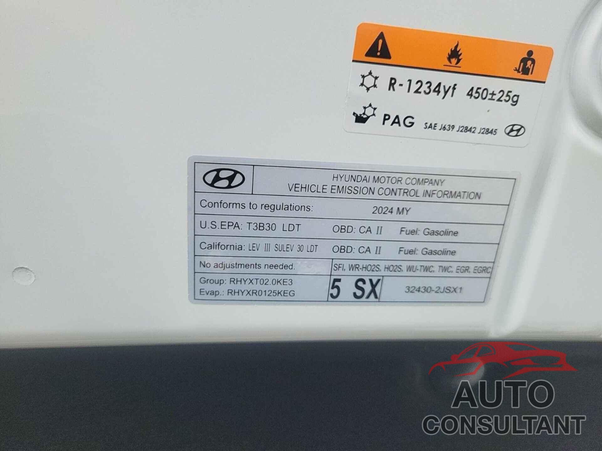 HYUNDAI KONA 2024 - KM8HACABXRU147235
