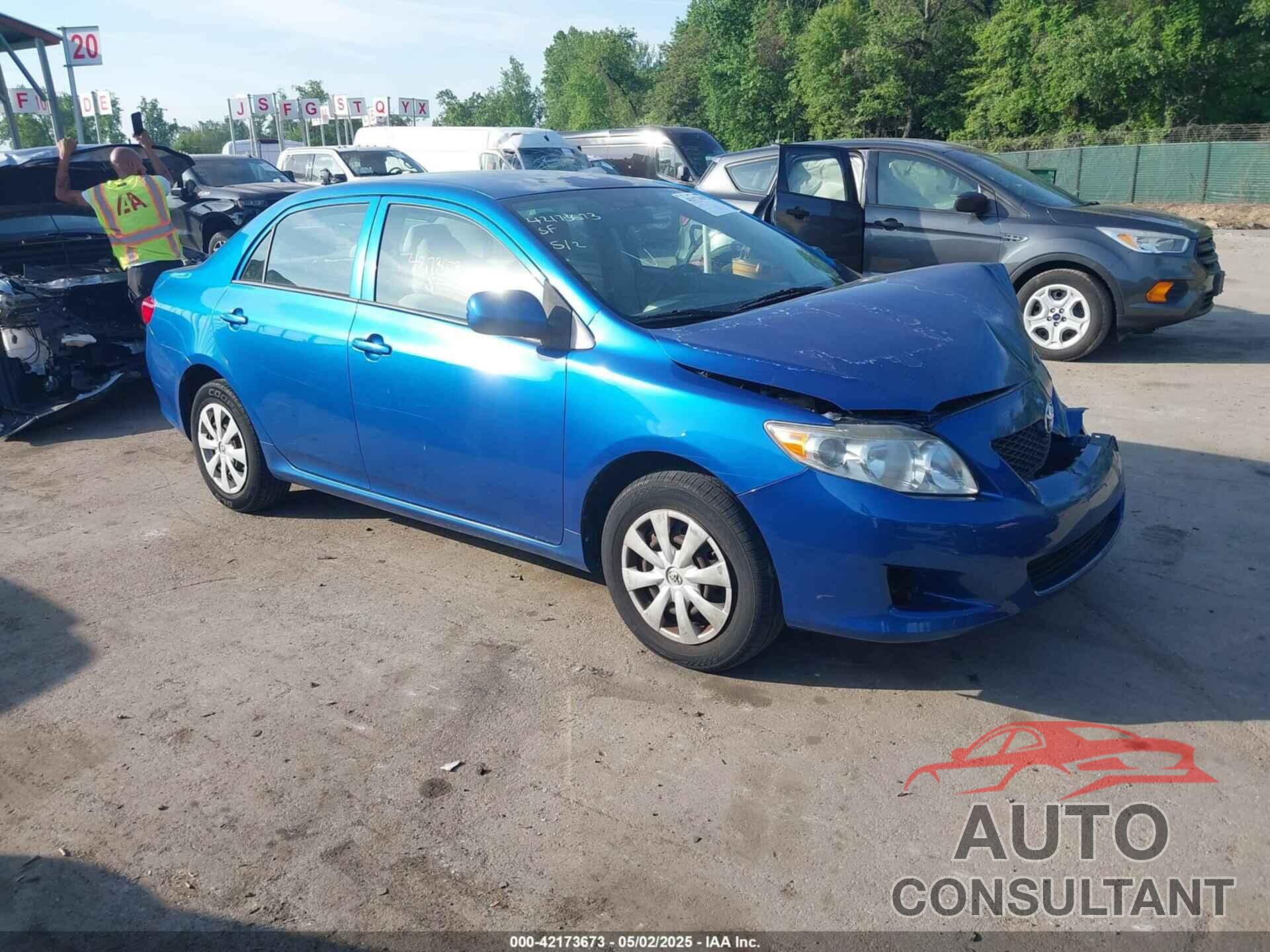 TOYOTA COROLLA 2009 - 2T1BU40E19C130551