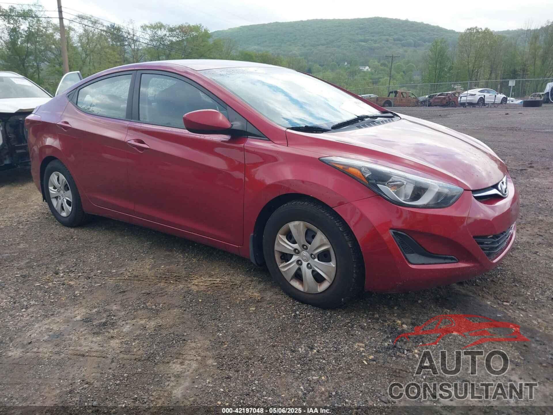 HYUNDAI ELANTRA 2016 - 5NPDH4AE3GH680453