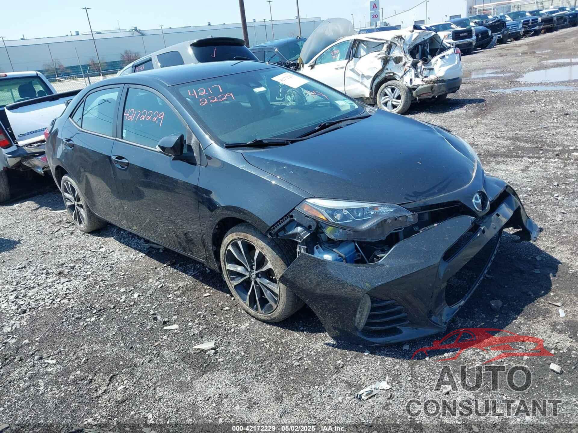 TOYOTA COROLLA 2017 - 2T1BURHE7HC935759