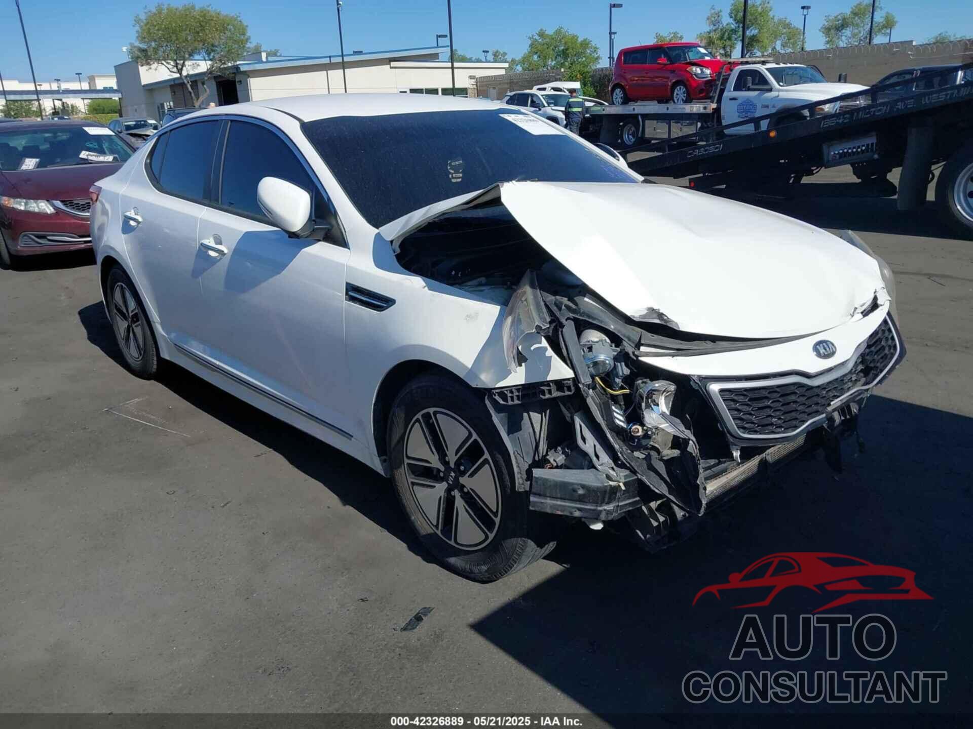 KIA OPTIMA HYBRID 2012 - KNAGM4AD4C5035379