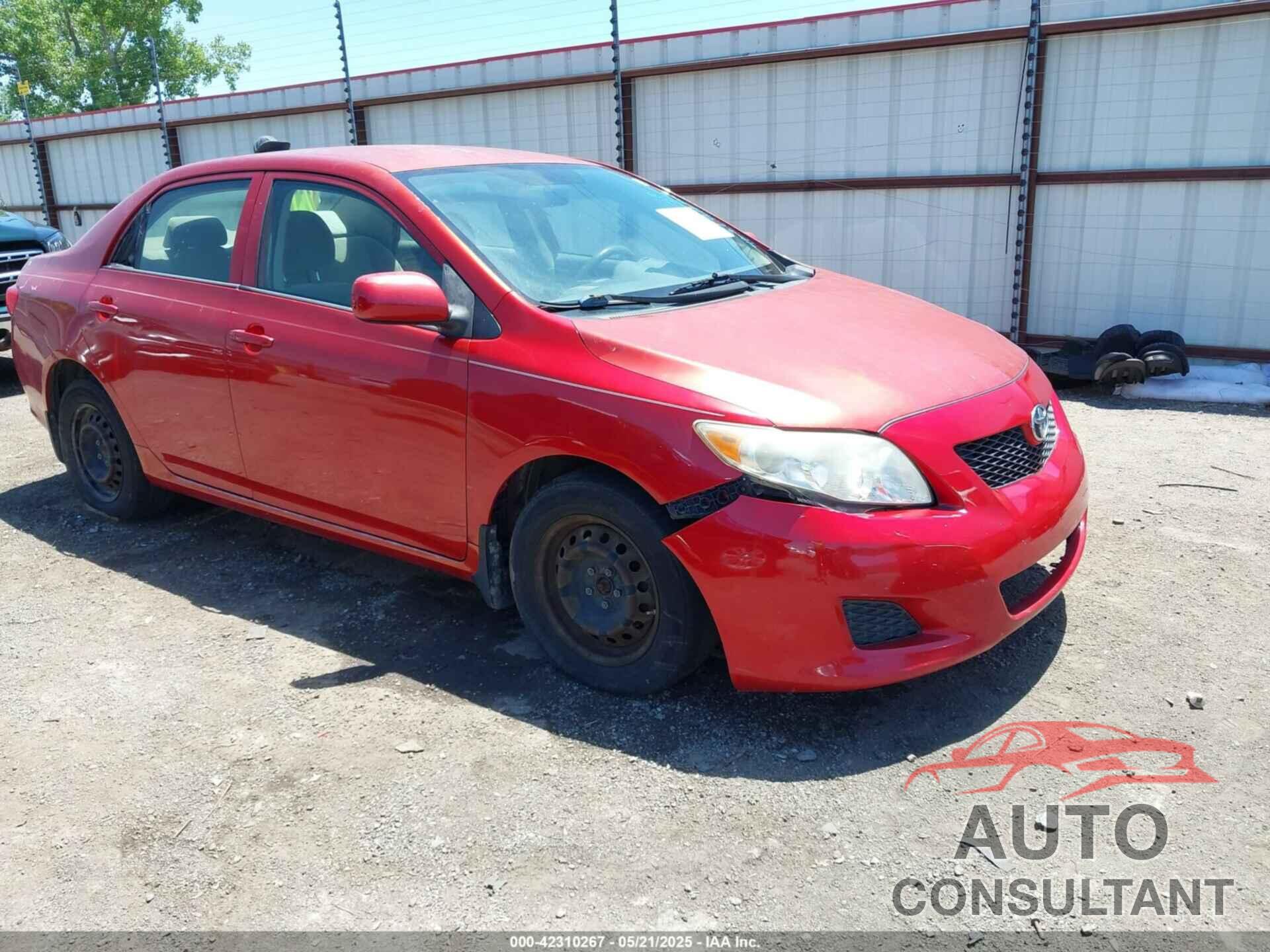 TOYOTA COROLLA 2009 - JTDBL40E099041708