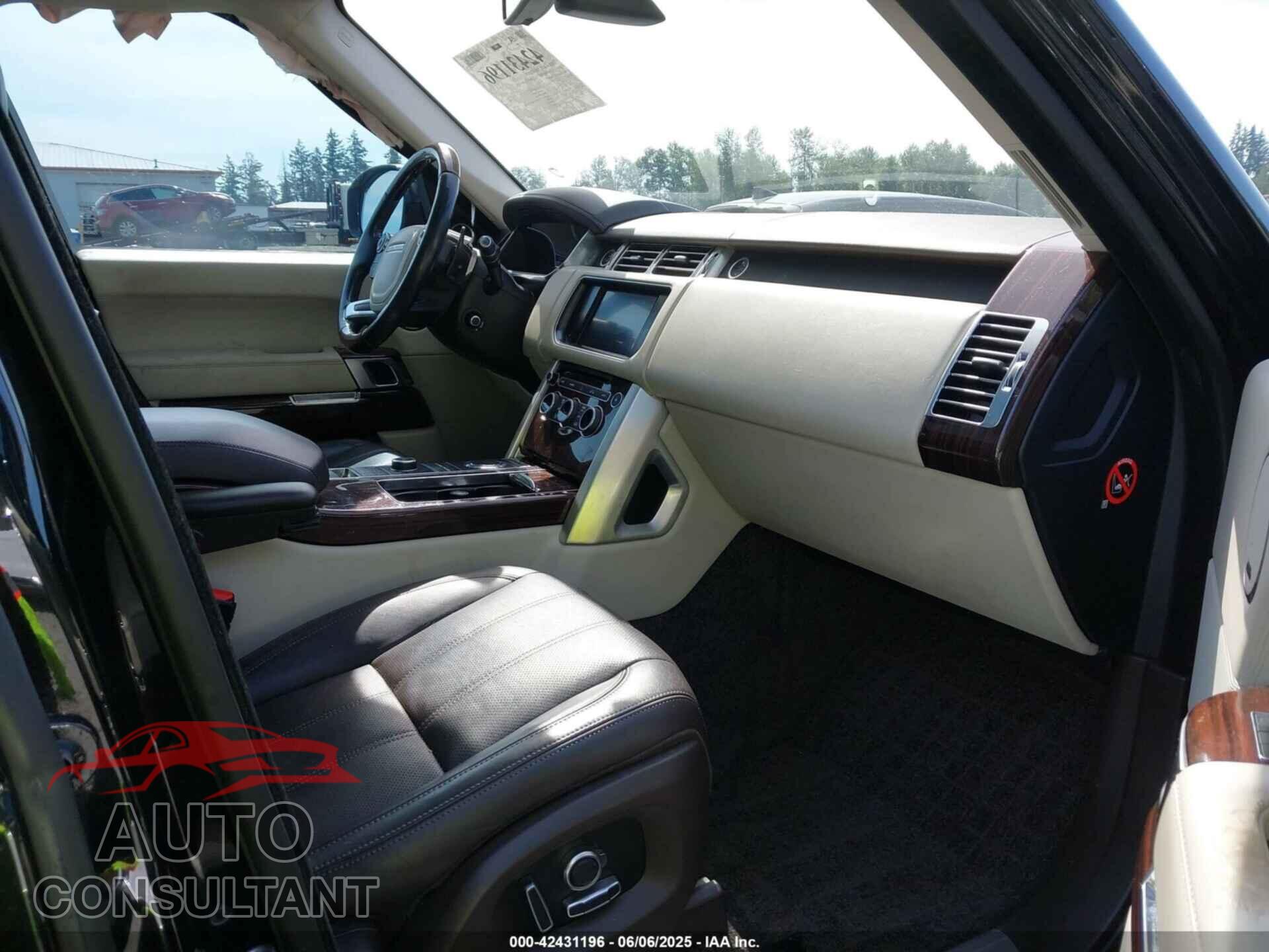 LAND ROVER RANGE ROVER 2016 - SALGS2KF3GA289295