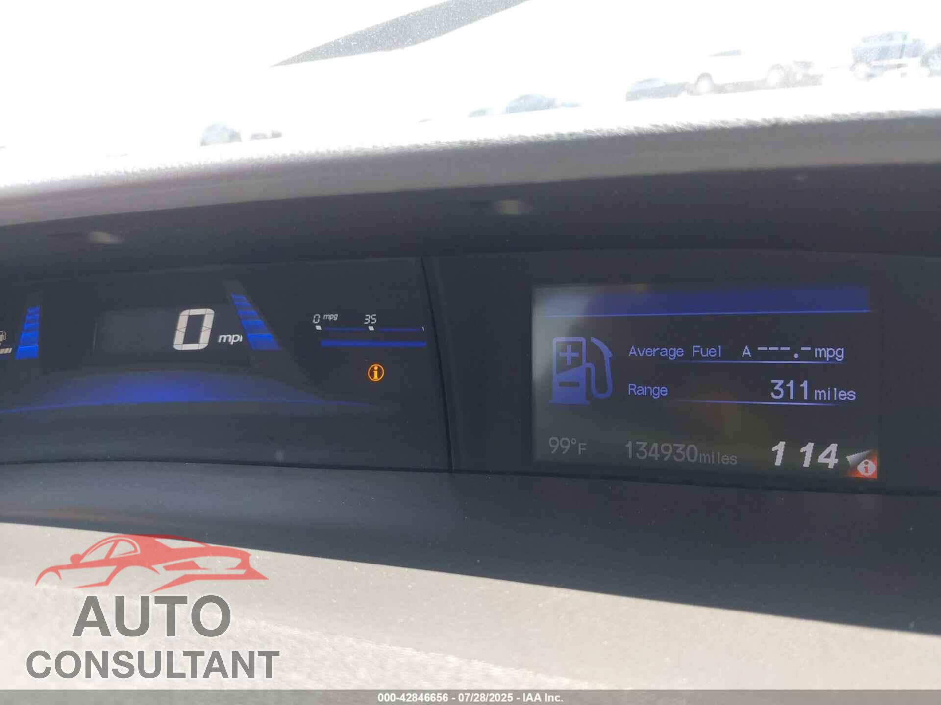 HONDA CIVIC 2013 - 19XFB2F91DE091587