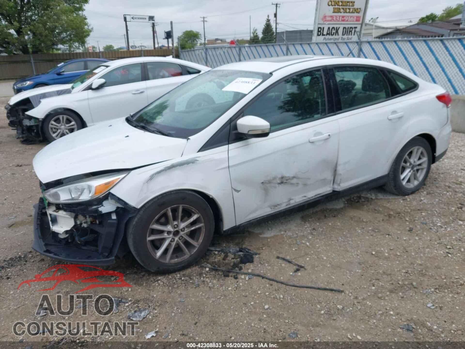 FORD FOCUS 2016 - 1FADP3F27GL343247