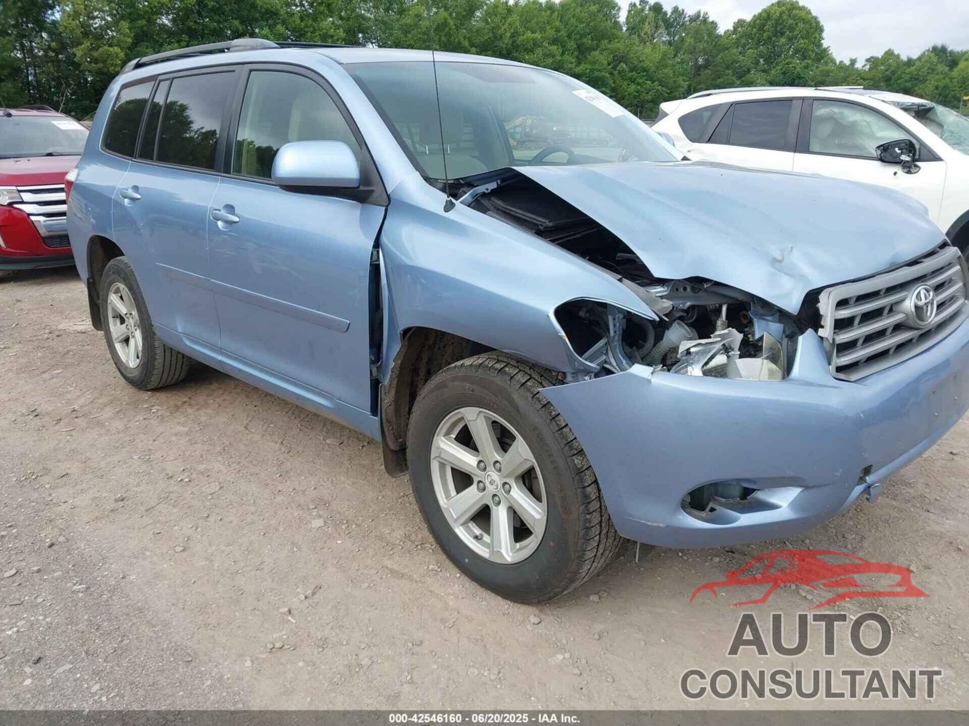 TOYOTA HIGHLANDER 2009 - JTEDA41A392004313