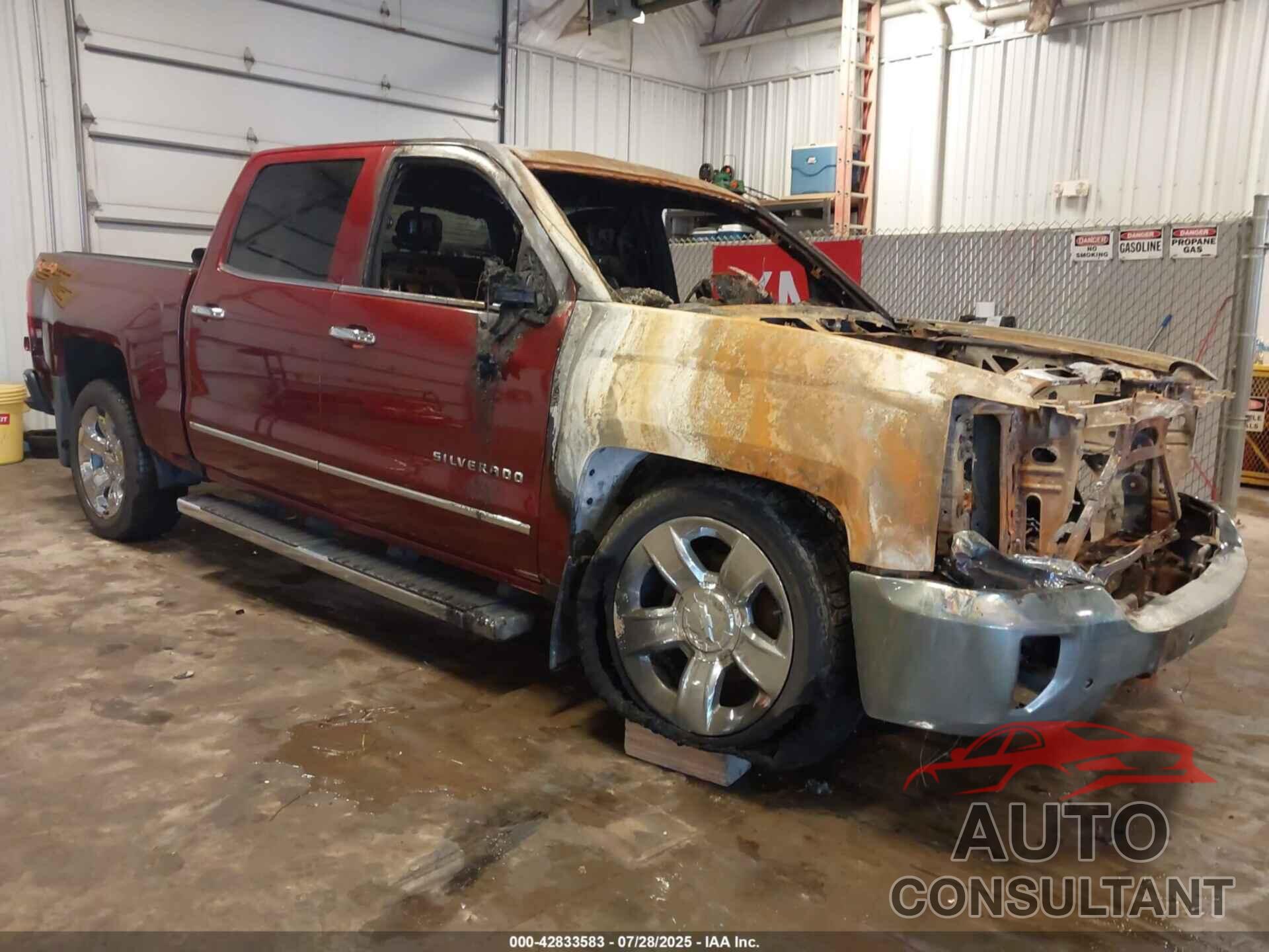 CHEVROLET SILVERADO 1500 2017 - 3GCUKSEC8HG350168