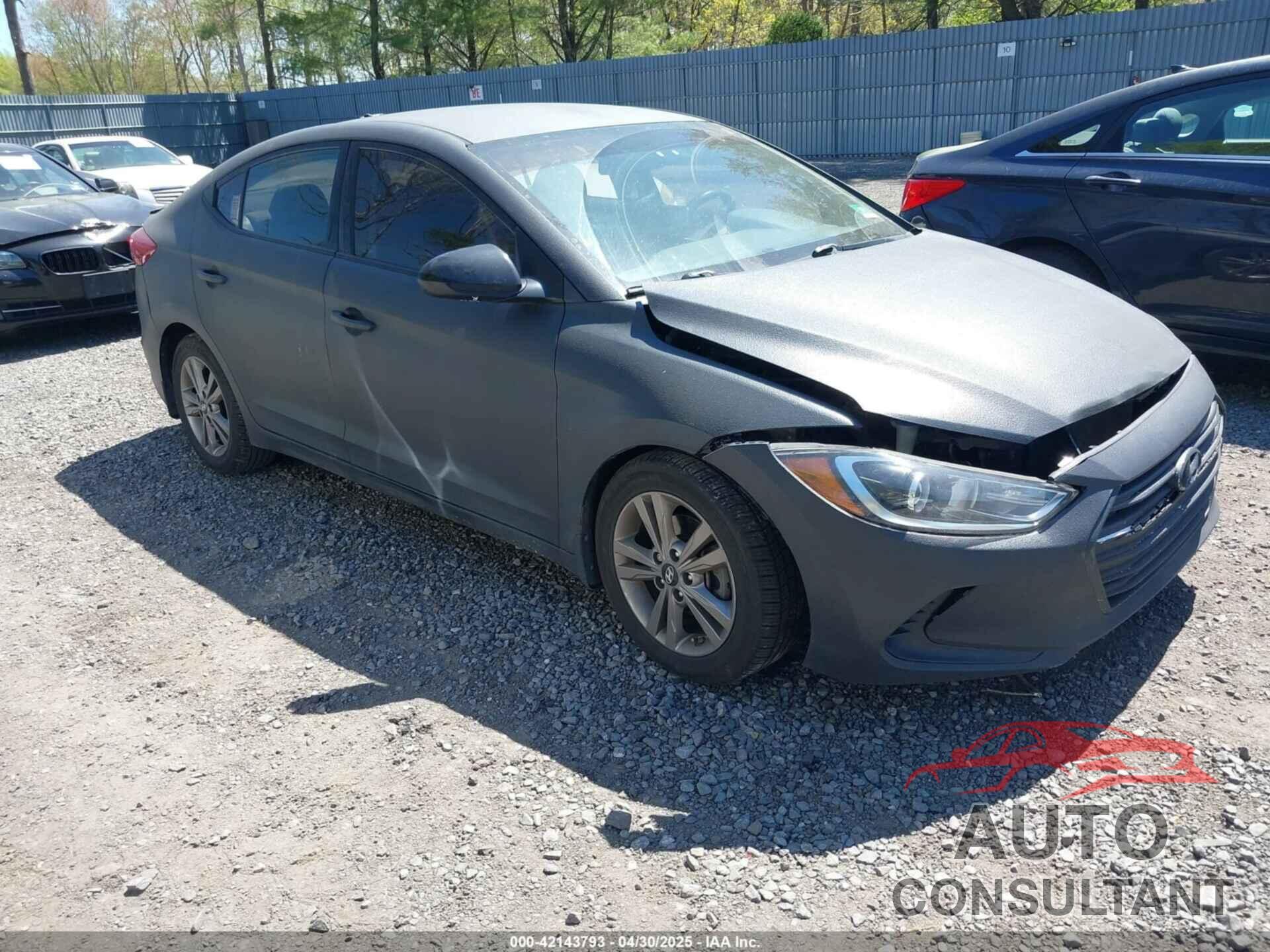 HYUNDAI ELANTRA 2018 - 5NPD84LF6JH310627