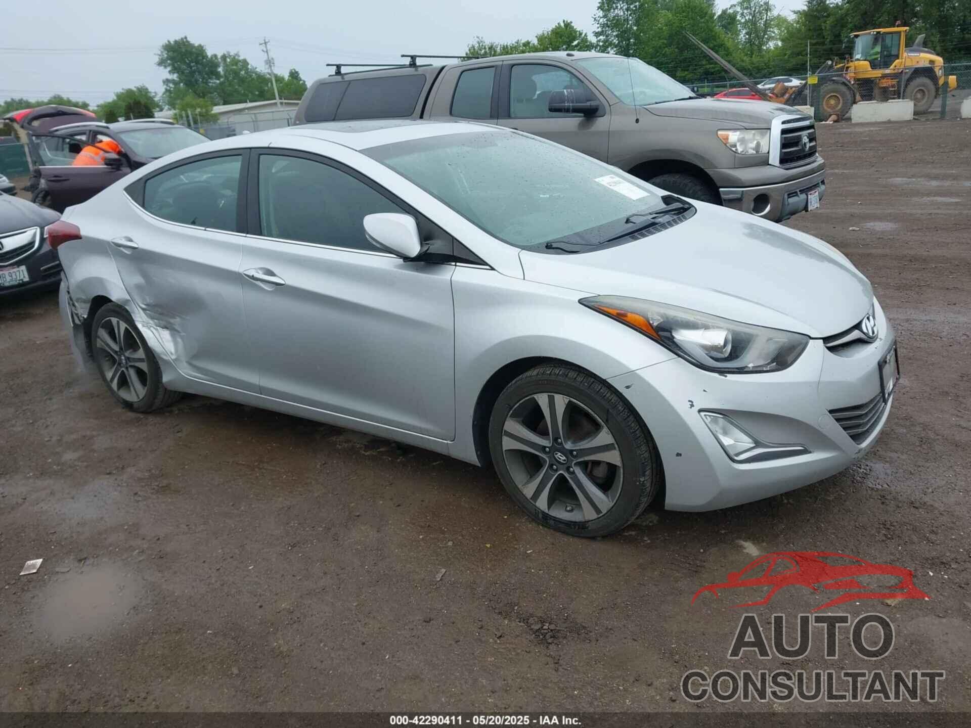 HYUNDAI ELANTRA 2014 - KMHDH4AH2EU092830