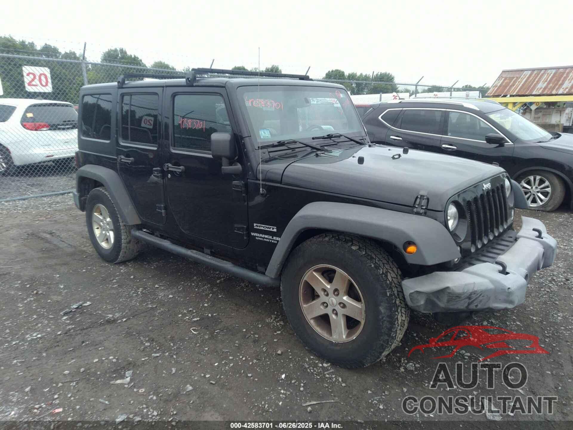 JEEP WRANGLER UNLIMITED 2016 - 1C4BJWDGXGL206502