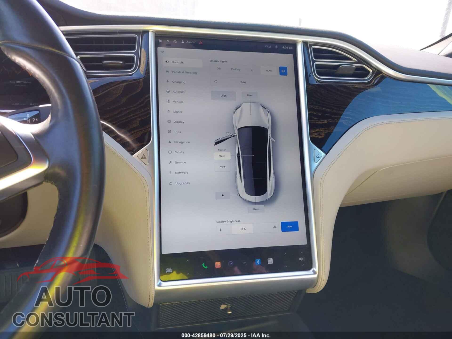 TESLA MODEL S 2016 - 5YJSA1E1XGF147189