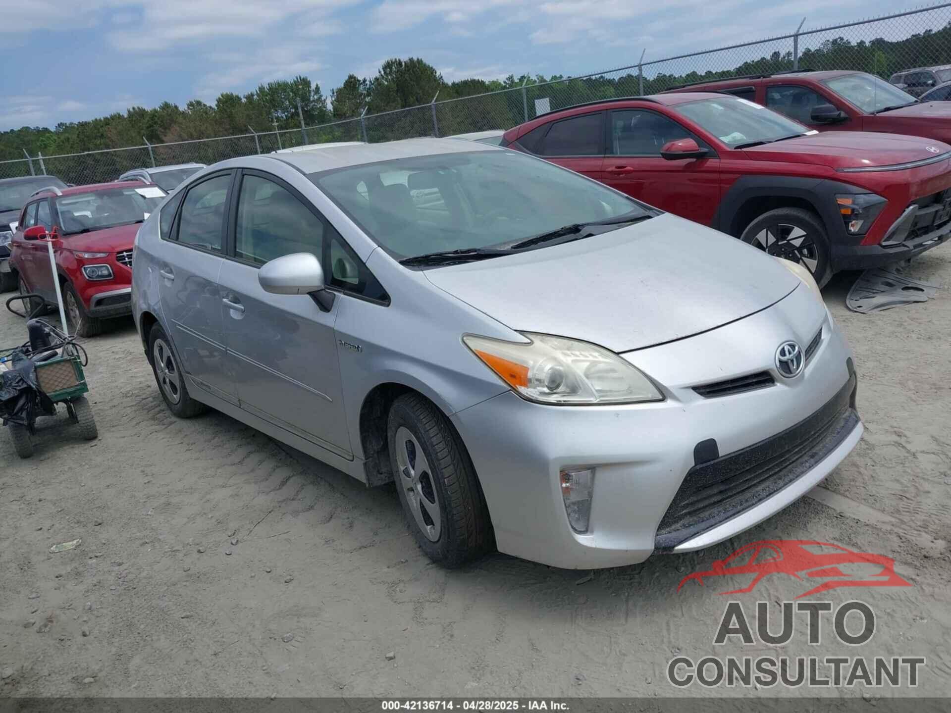 TOYOTA PRIUS 2012 - JTDKN3DU1C5454144