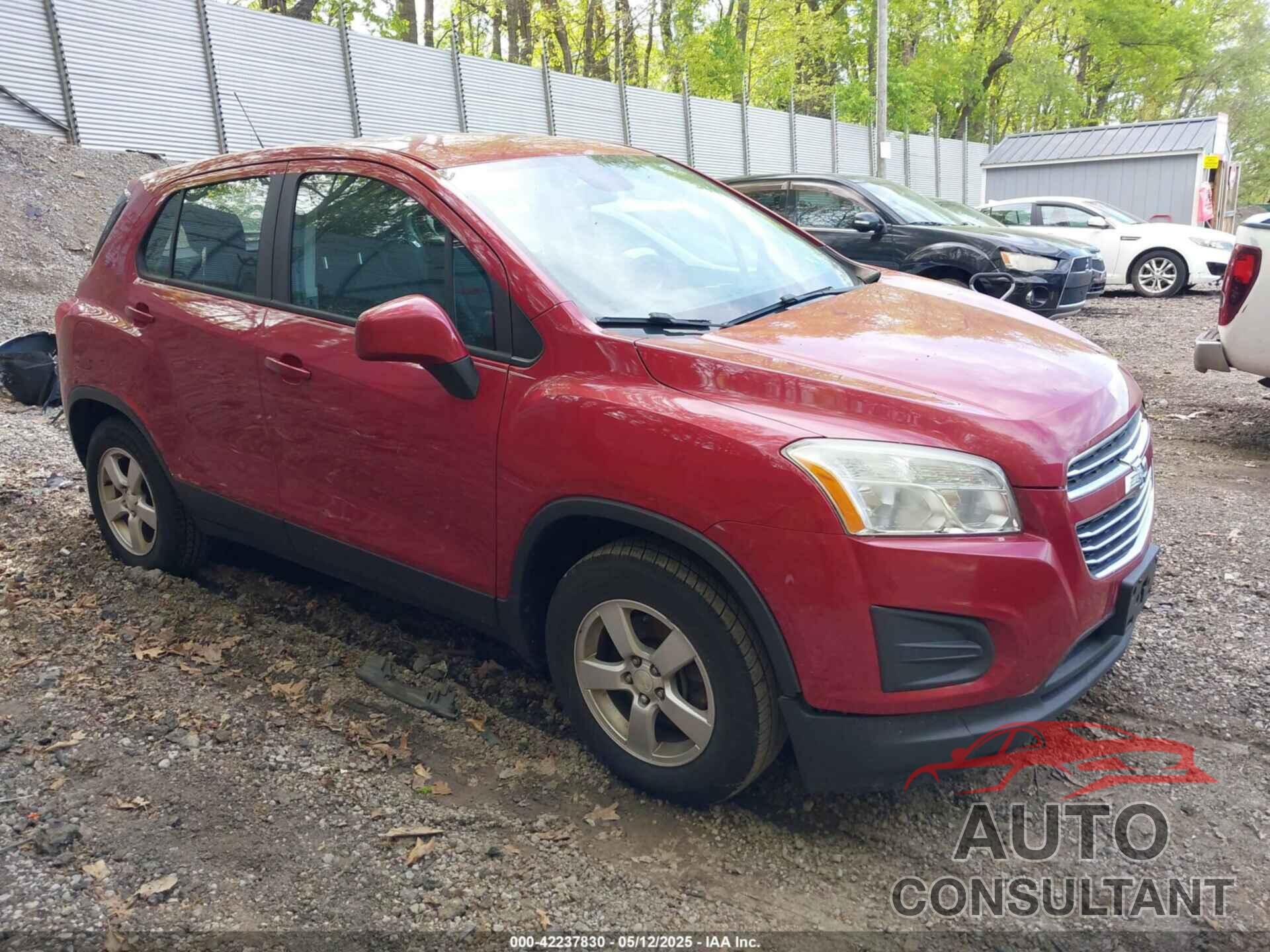 CHEVROLET TRAX 2015 - KL7CJPSB0FB198204