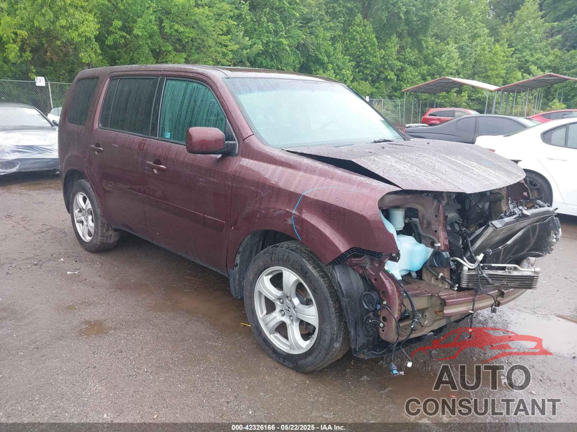 HONDA PILOT 2014 - 5FNYF4H51EB049905