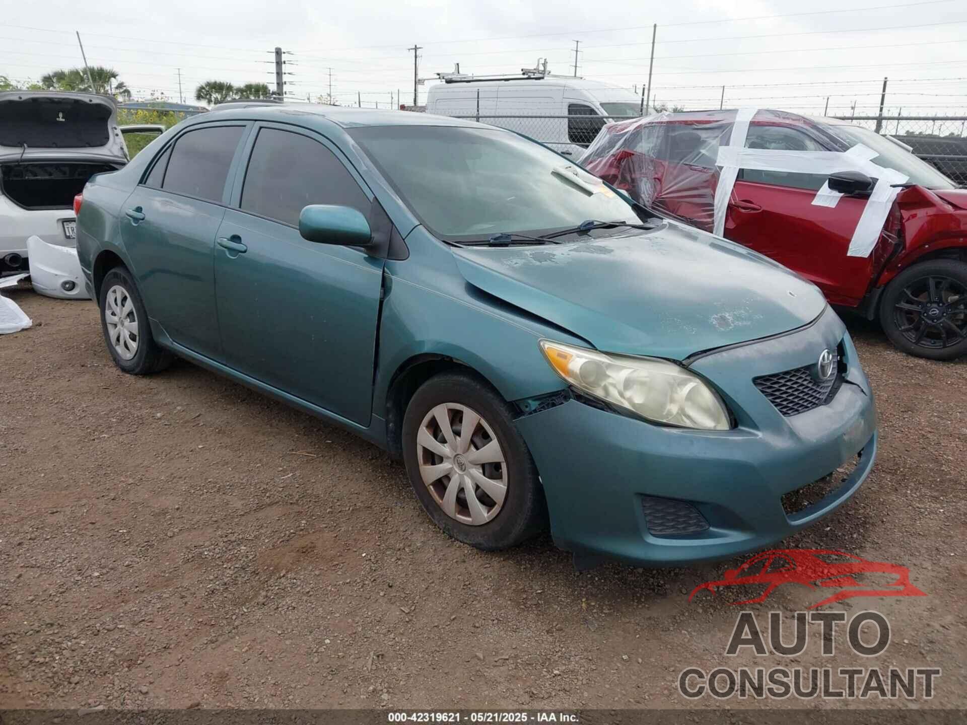 TOYOTA COROLLA 2009 - 1NXBU40E49Z029664