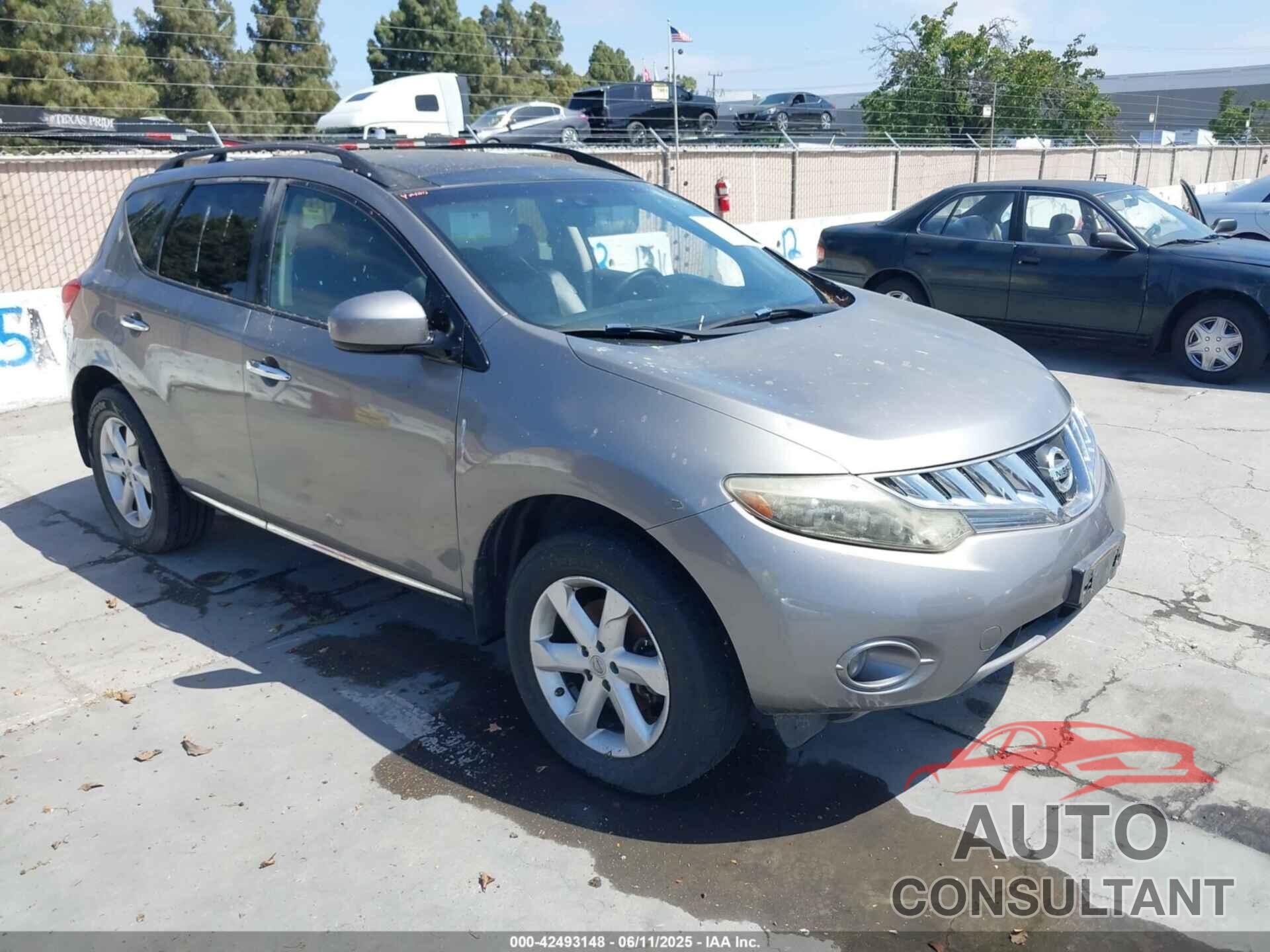 NISSAN MURANO 2009 - JN8AZ18U49W003389