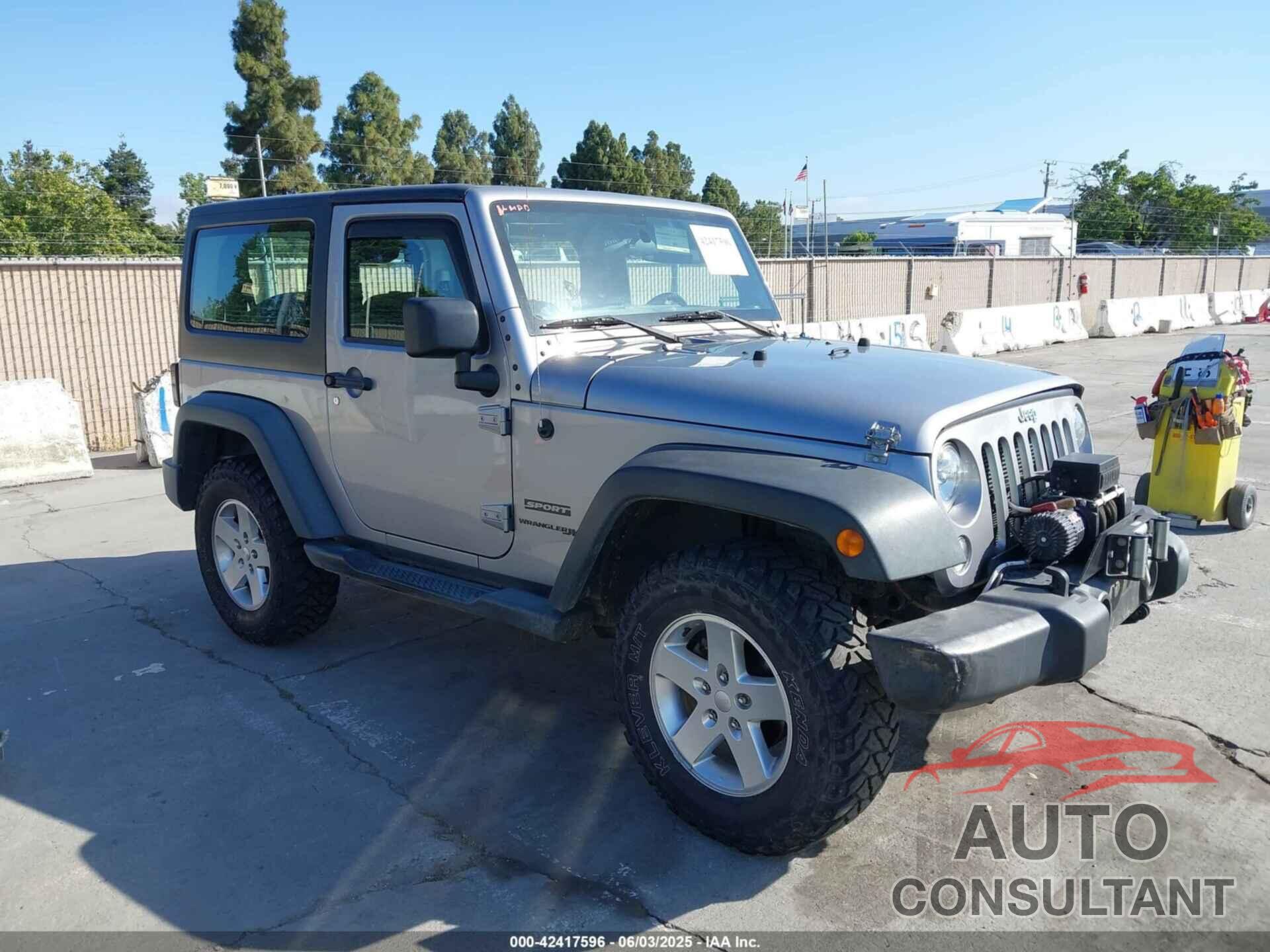 JEEP WRANGLER JK 2018 - 1C4GJWAG9JL931235