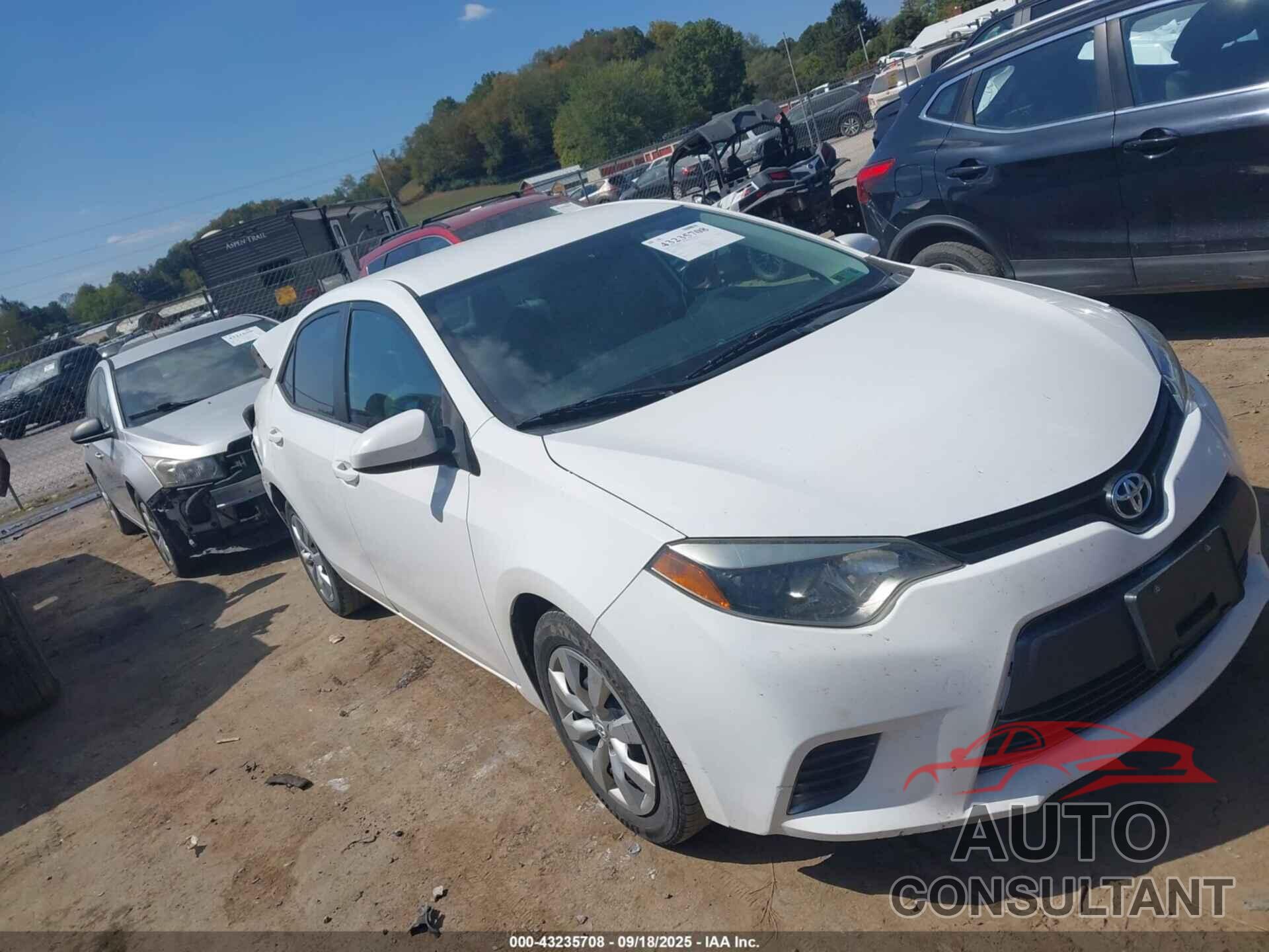 TOYOTA COROLLA 2014 - 2T1BURHE3EC191010
